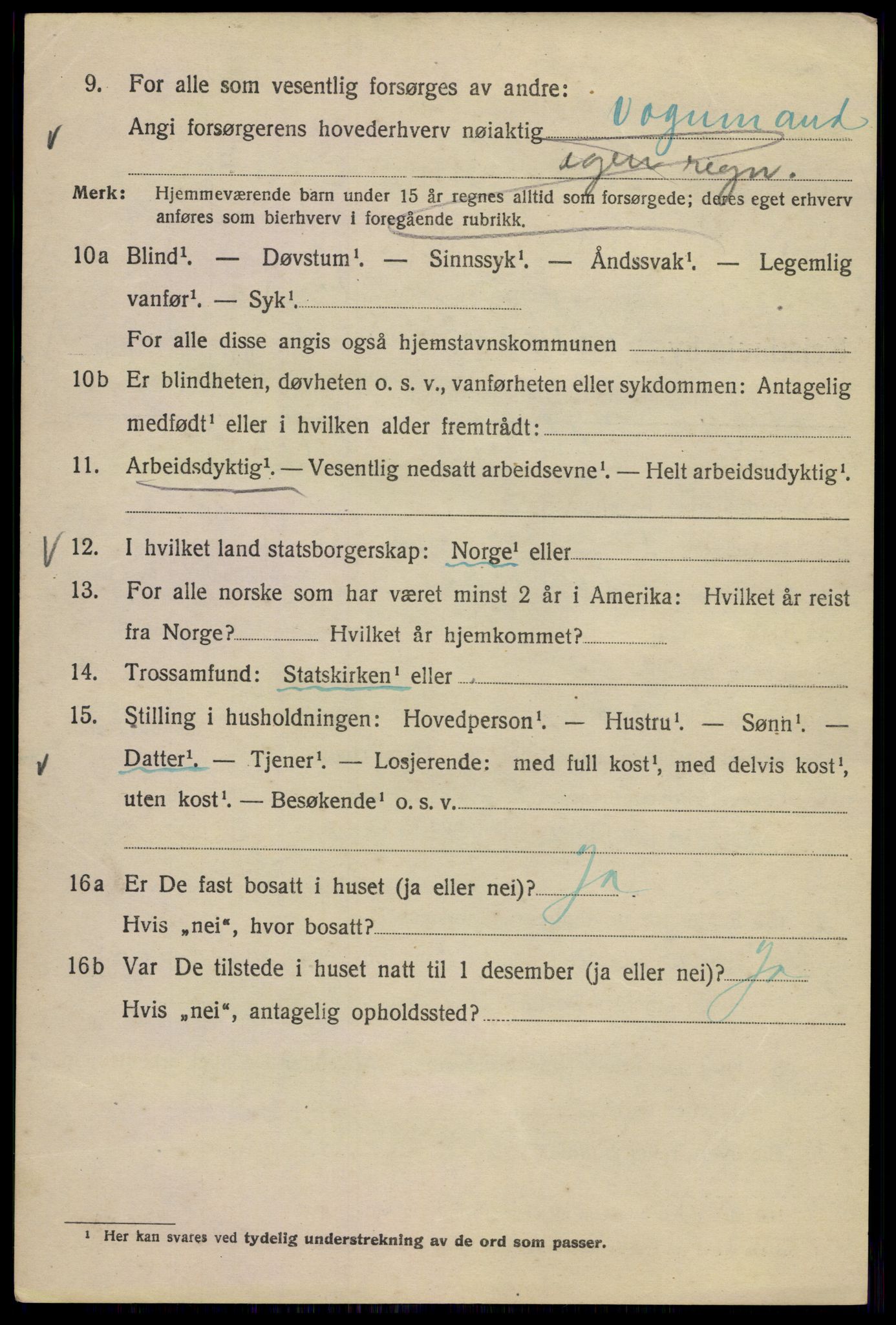 SAO, Folketelling 1920 for 0301 Kristiania kjøpstad, 1920, s. 631008