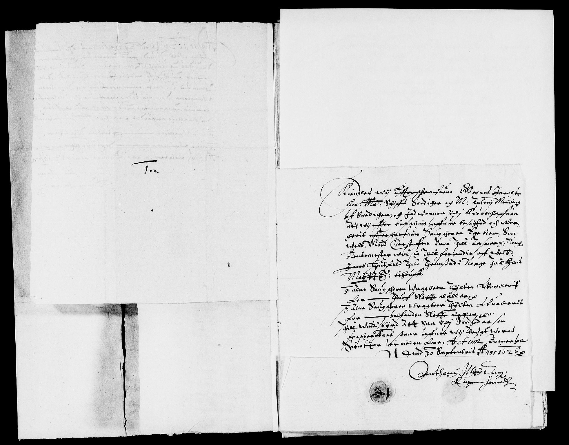 Rentekammeret inntil 1814, Reviderte regnskaper, Lensregnskaper, AV/RA-EA-5023/R/Rb/Rbi/L0001: Mørk sager på Hurum og toll av Follo og Bragernes, 1624-1630