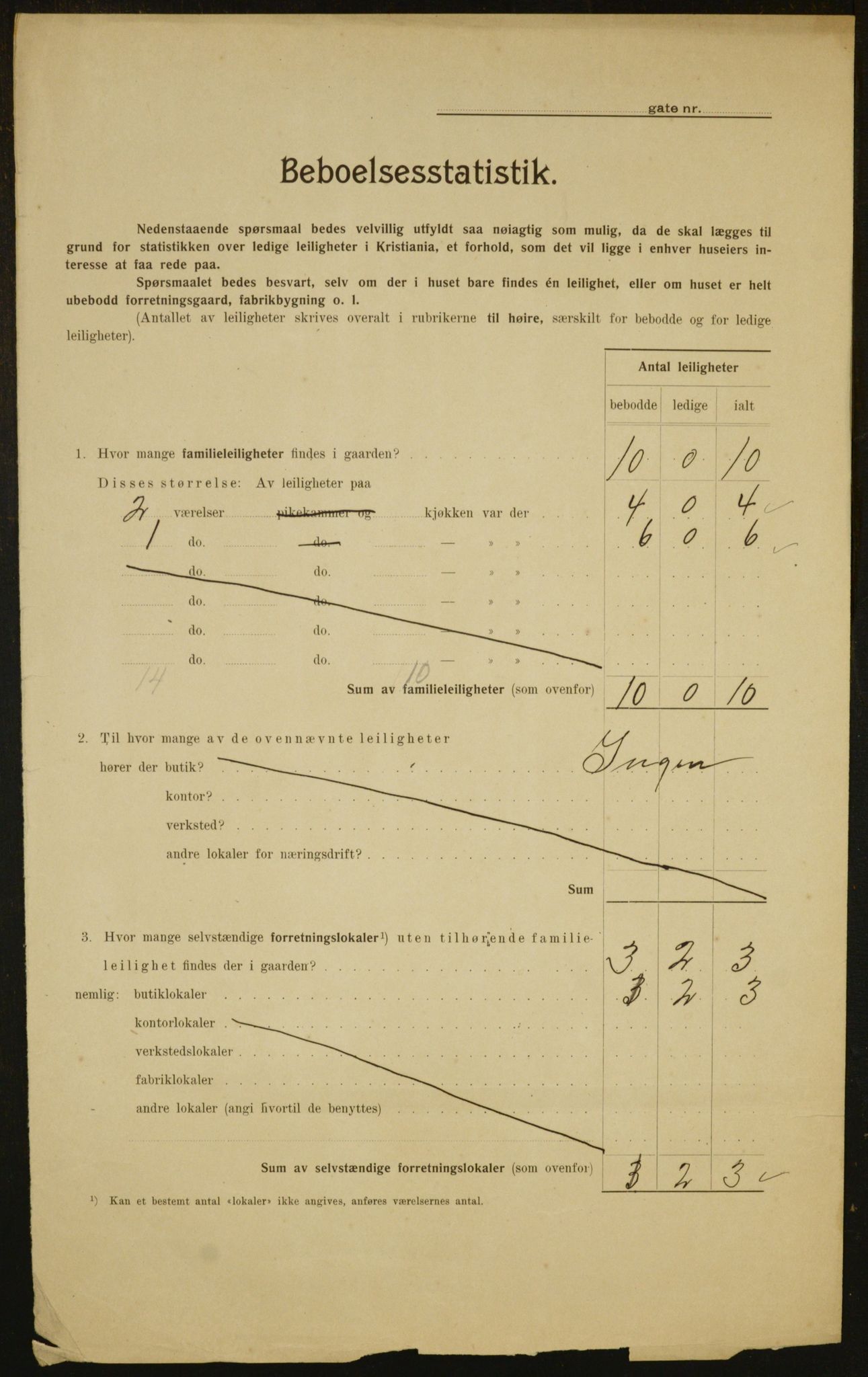 OBA, Kommunal folketelling 1.2.1910 for Kristiania, 1910, s. 34373