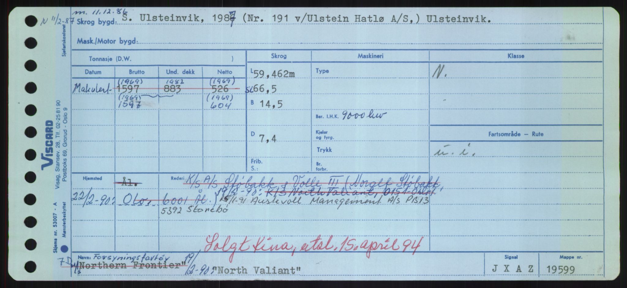 Sjøfartsdirektoratet med forløpere, Skipsmålingen, AV/RA-S-1627/H/Hd/L0027: Fartøy, Norhop-Nør, s. 205