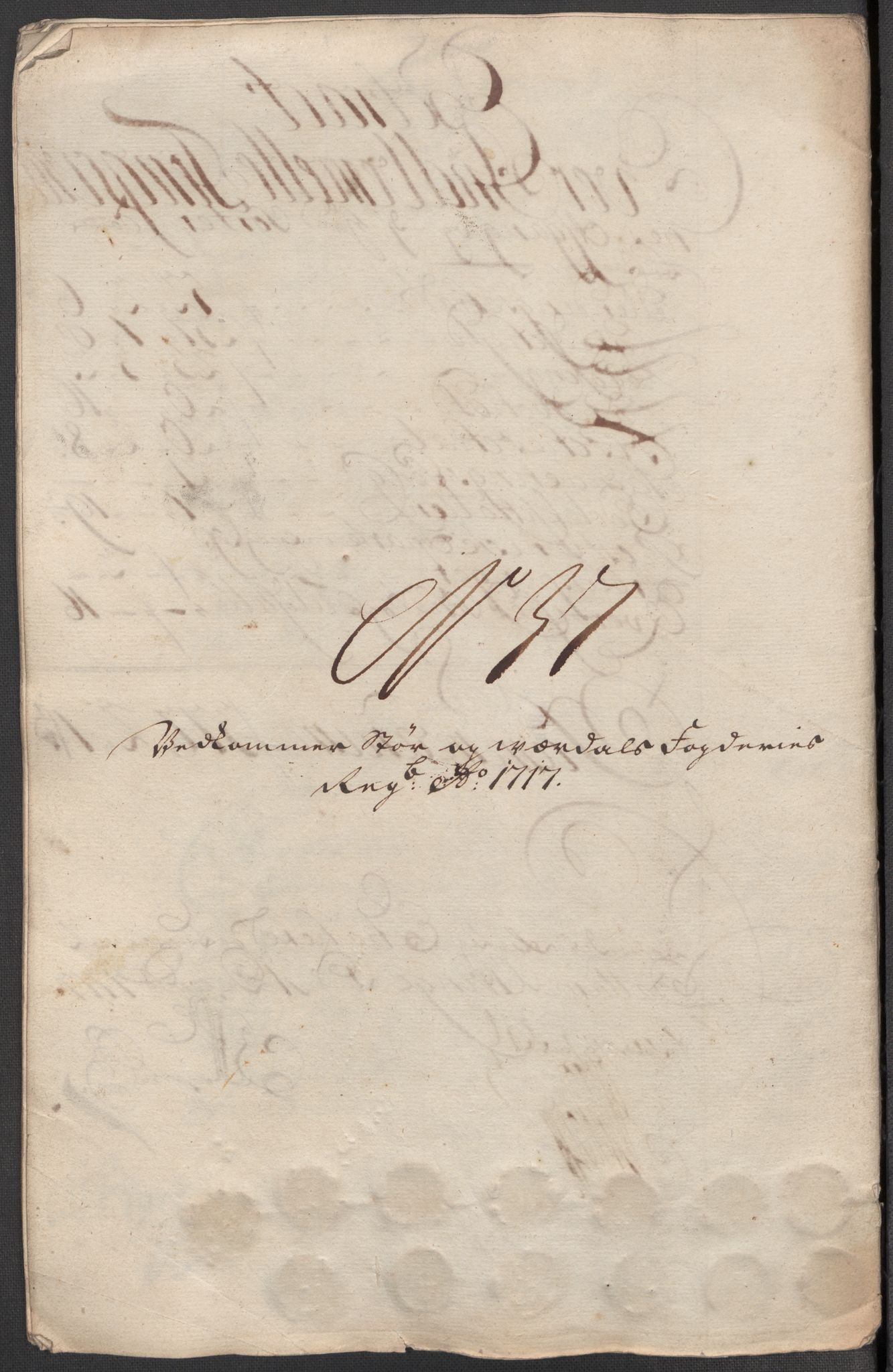 Rentekammeret inntil 1814, Reviderte regnskaper, Fogderegnskap, AV/RA-EA-4092/R62/L4207: Fogderegnskap Stjørdal og Verdal, 1717, s. 307