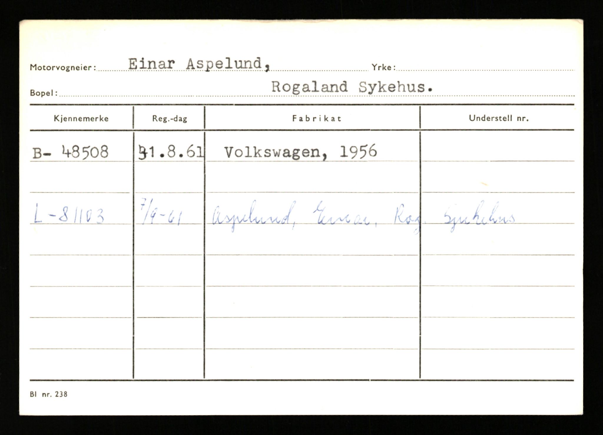 Stavanger trafikkstasjon, AV/SAST-A-101942/0/G/L0006: Registreringsnummer: 34250 - 49007, 1930-1971, s. 3354