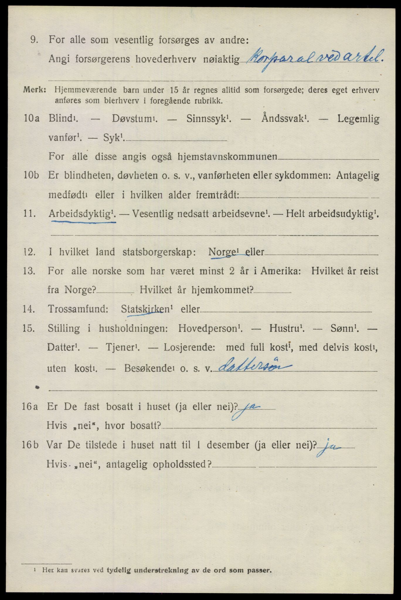 SAO, Folketelling 1920 for 0235 Ullensaker herred, 1920, s. 14508