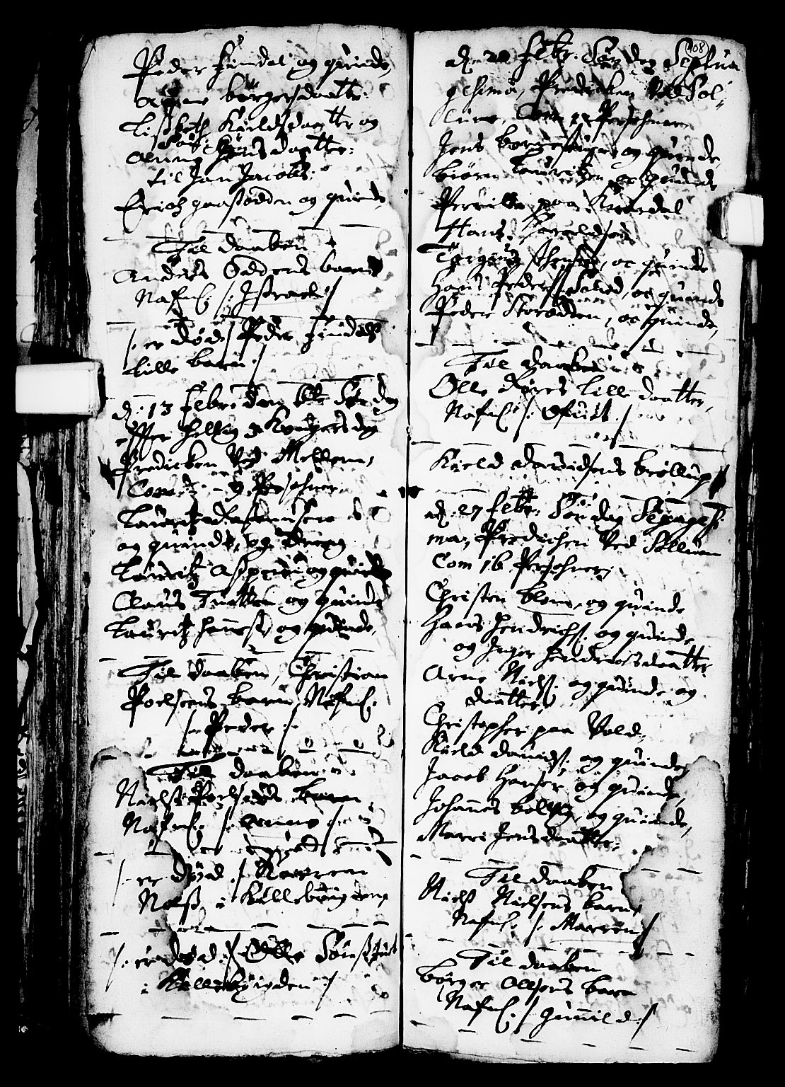 Solum kirkebøker, AV/SAKO-A-306/F/Fa/L0001: Ministerialbok nr. I 1, 1701-1716, s. 108