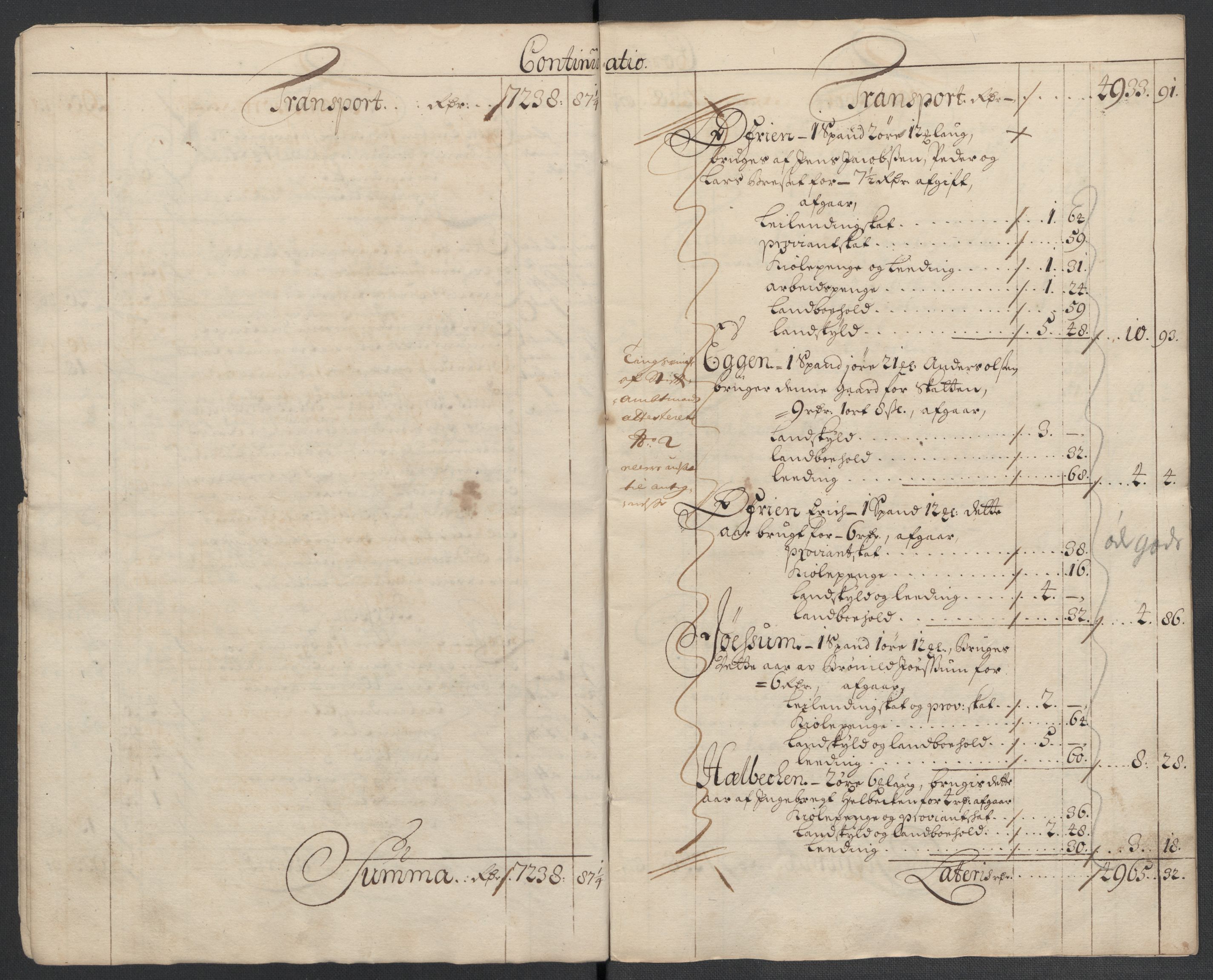 Rentekammeret inntil 1814, Reviderte regnskaper, Fogderegnskap, RA/EA-4092/R61/L4106: Fogderegnskap Strinda og Selbu, 1696-1697, s. 180