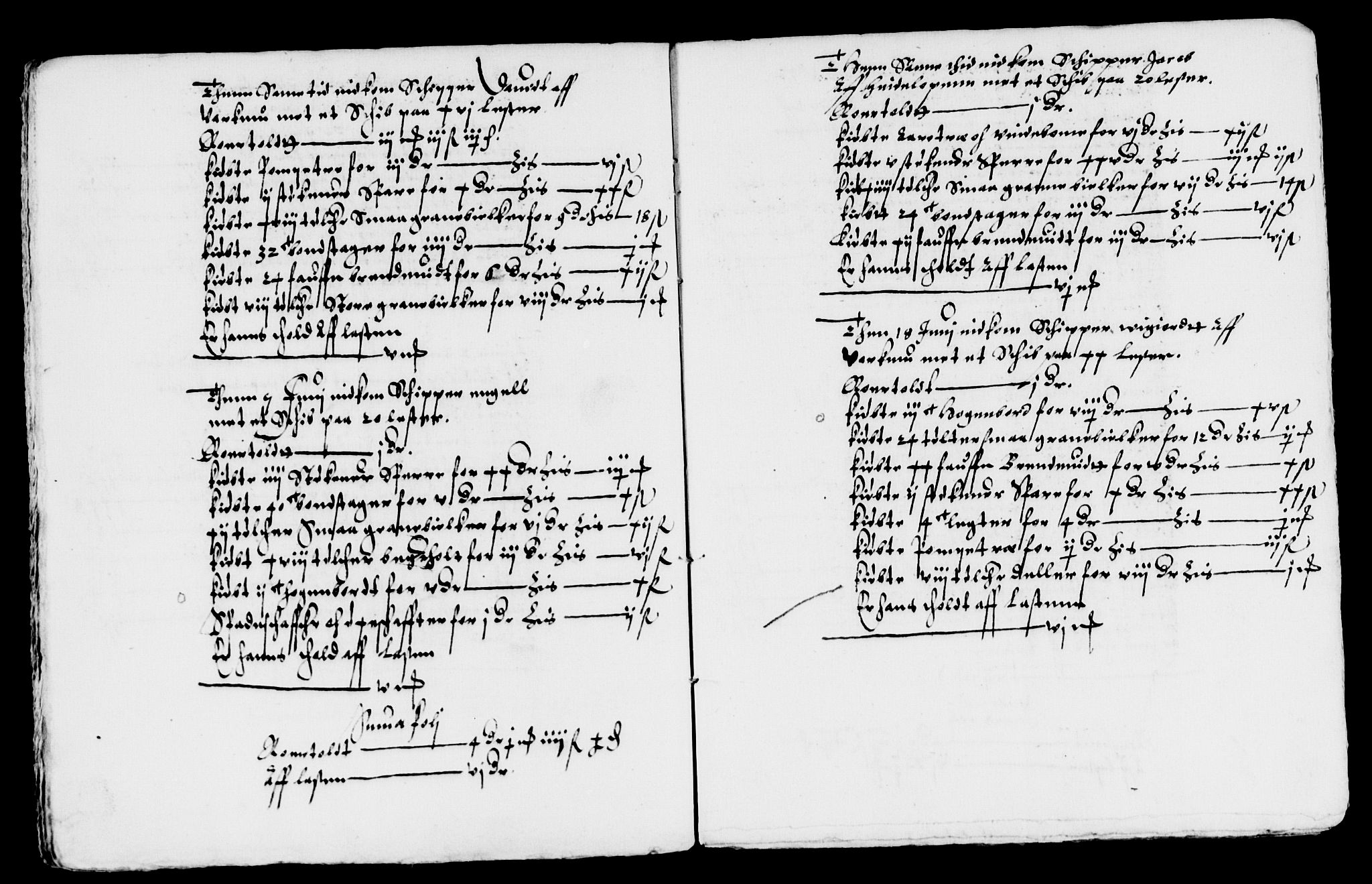 Rentekammeret inntil 1814, Reviderte regnskaper, Lensregnskaper, AV/RA-EA-5023/R/Rb/Rbo/L0001: Tønsberg len, 1584-1612