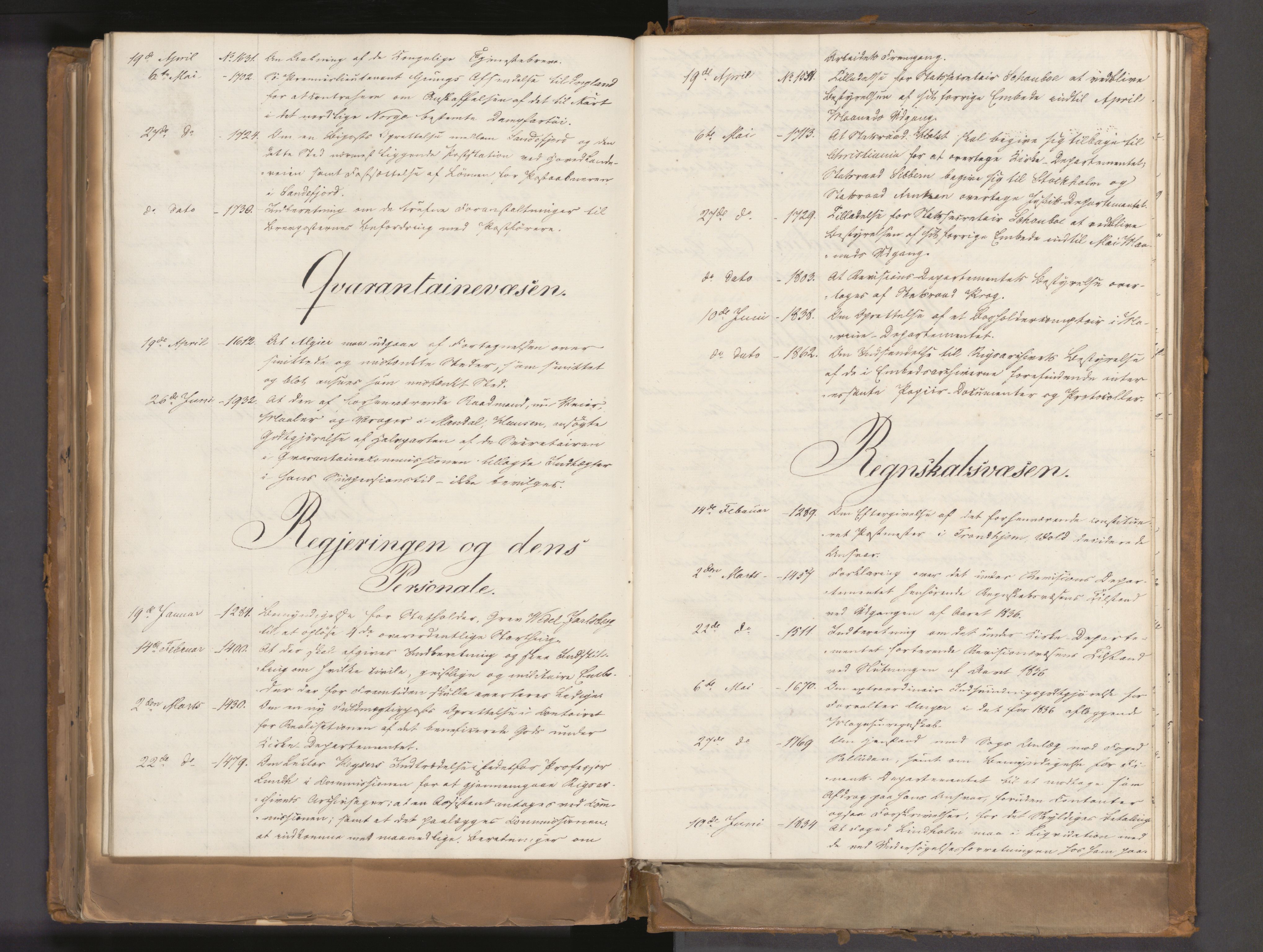 Statsrådssekretariatet, AV/RA-S-1001/A/Ab/L0044: Kgl. res. nr. 1193-1948, 1. halvår, 1837