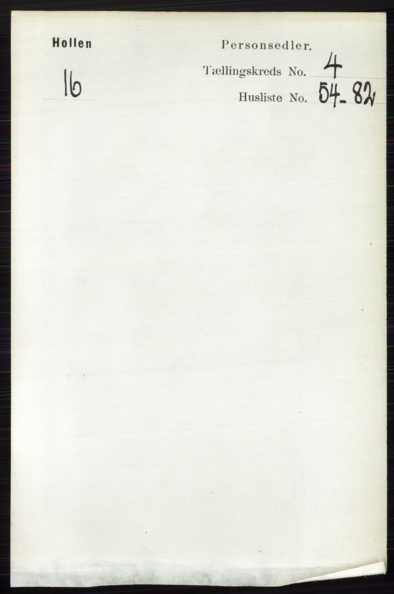 RA, Folketelling 1891 for 0819 Holla herred, 1891, s. 2581