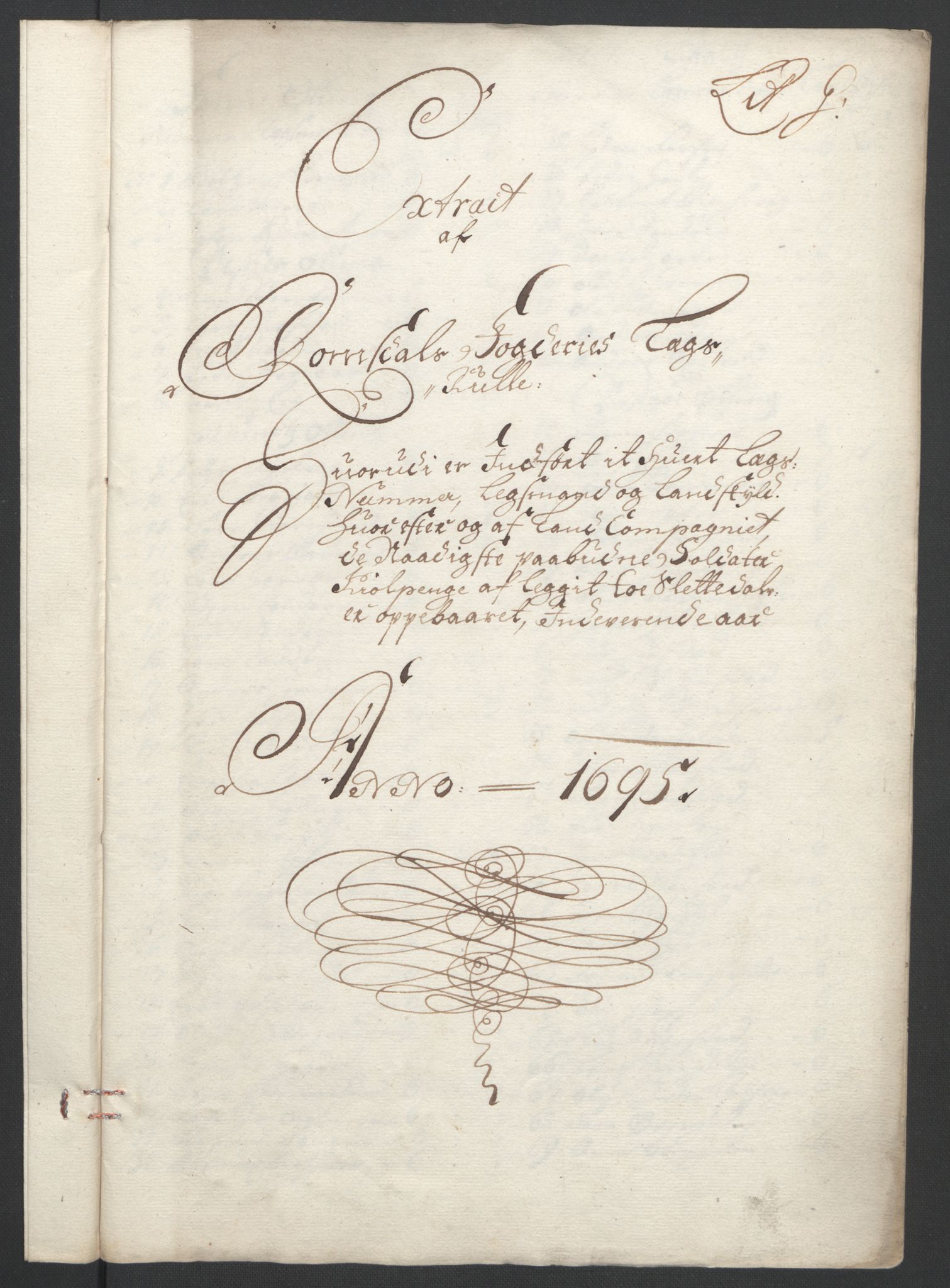 Rentekammeret inntil 1814, Reviderte regnskaper, Fogderegnskap, AV/RA-EA-4092/R55/L3652: Fogderegnskap Romsdal, 1695-1696, s. 87
