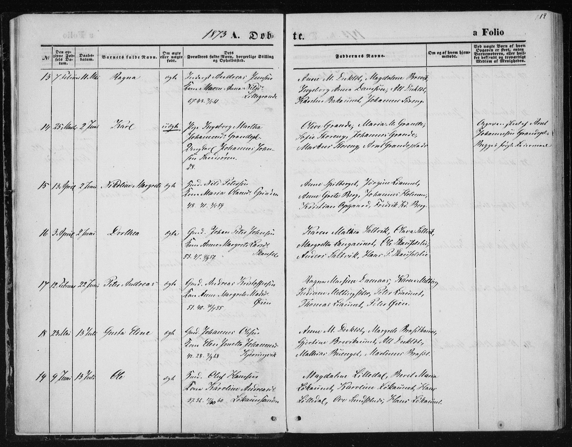 Ministerialprotokoller, klokkerbøker og fødselsregistre - Nord-Trøndelag, SAT/A-1458/733/L0324: Ministerialbok nr. 733A03, 1870-1883, s. 12