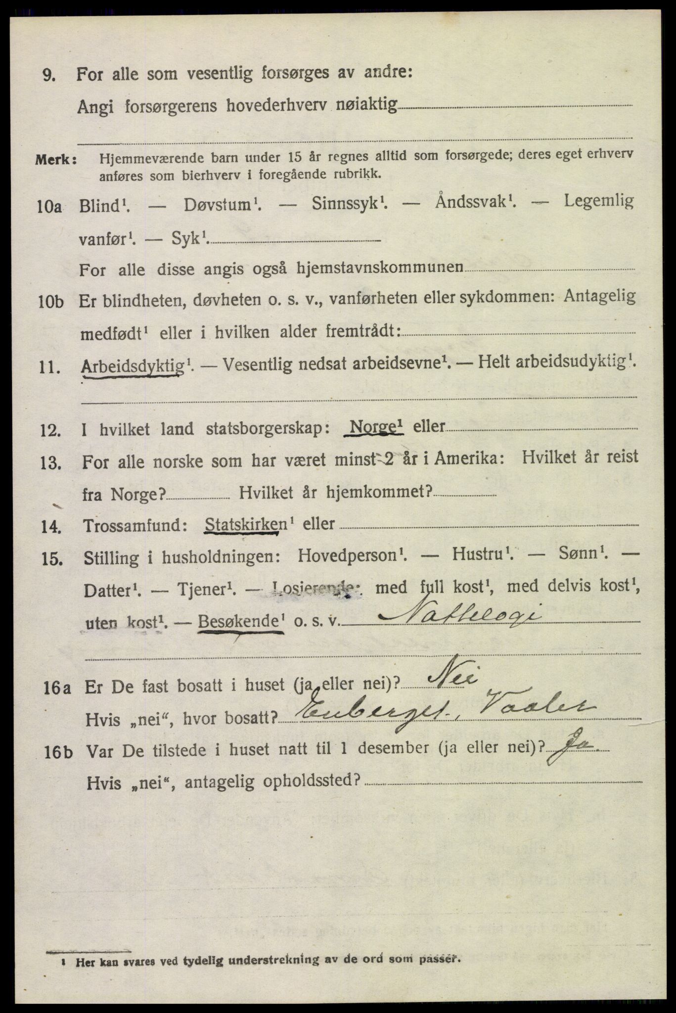 SAH, Folketelling 1920 for 0428 Trysil herred, 1920, s. 15204