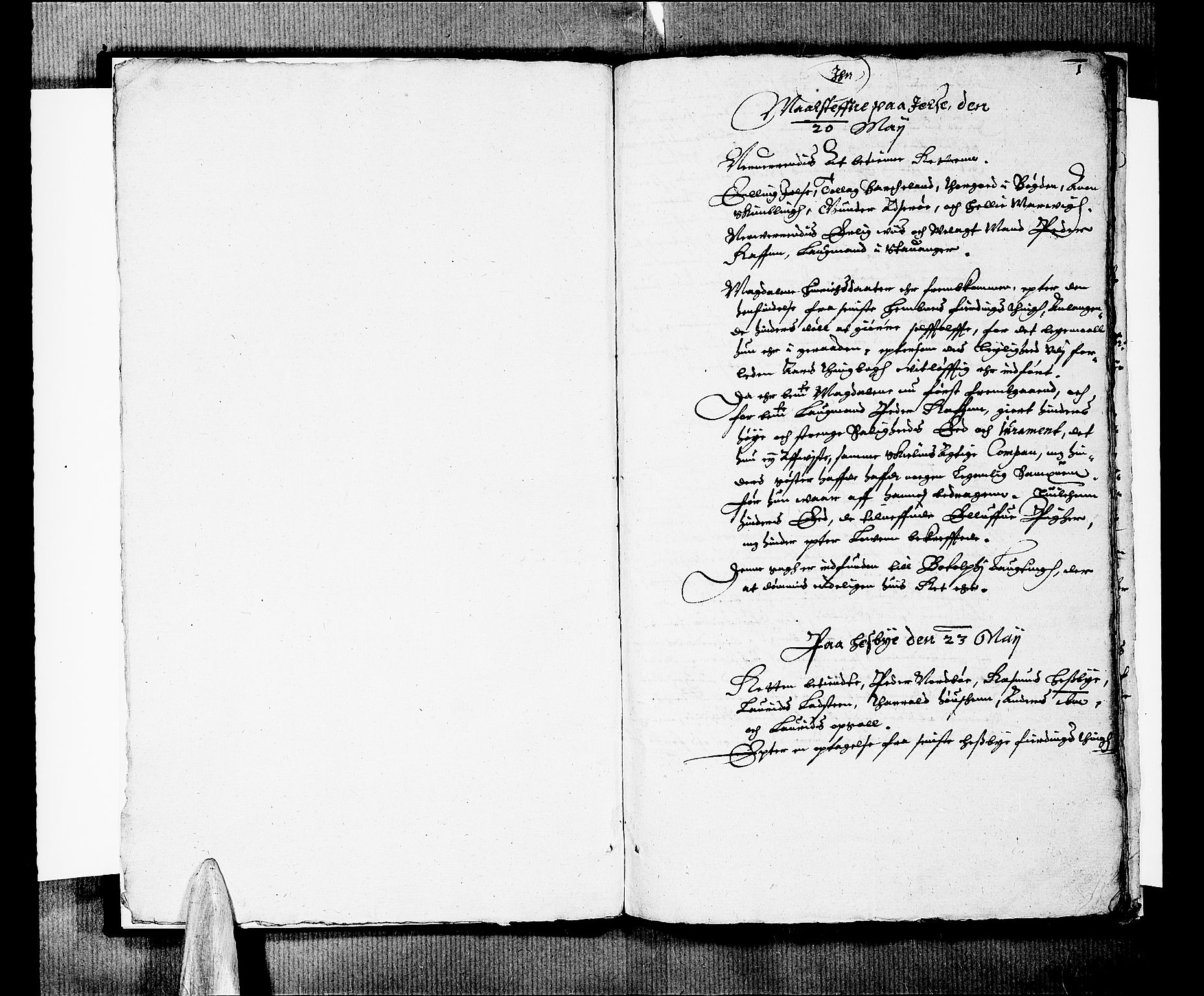 Ryfylke tingrett, AV/SAST-A-100055/001/I/IB/IBA/L0014: Tingbok, Ryfylke, 1631-1632, s. 0b-1a