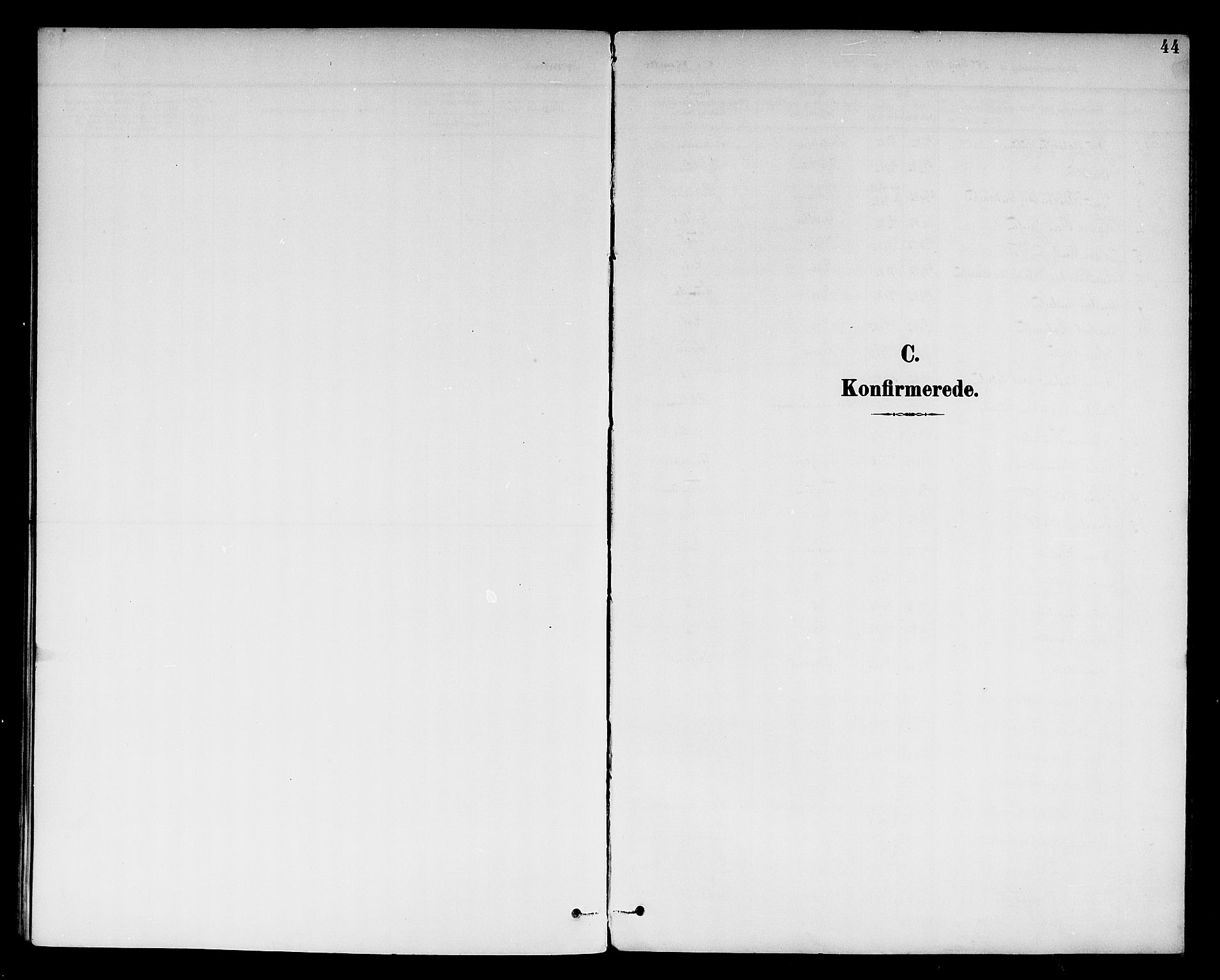 Lærdal sokneprestembete, SAB/A-81201: Klokkerbok nr. A 1, 1897-1920, s. 44