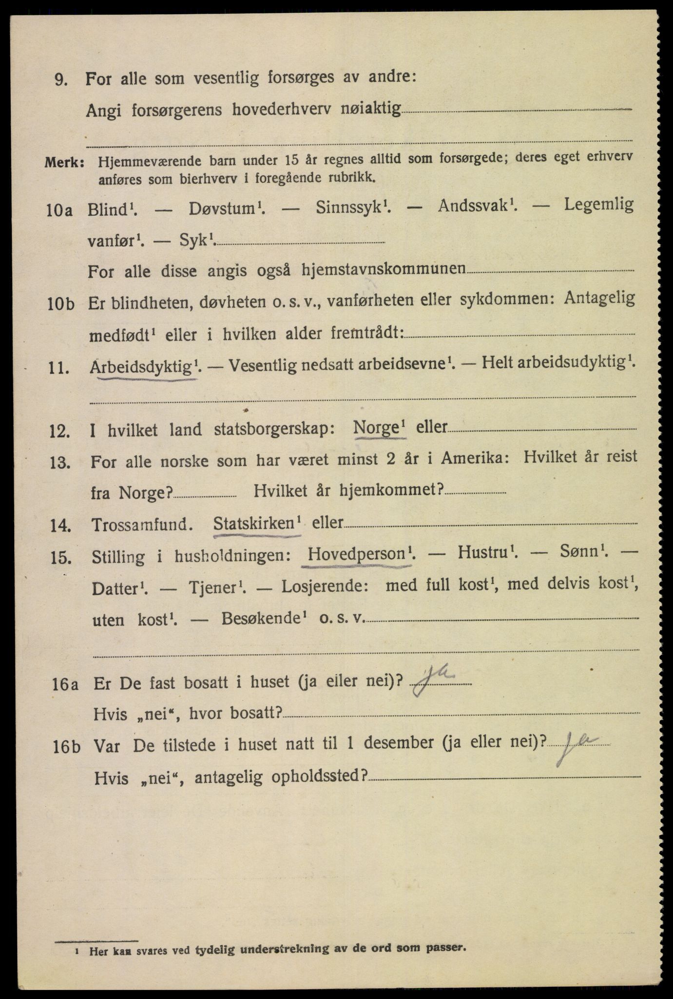 SAK, Folketelling 1920 for 1036 Fjotland herred, 1920, s. 677