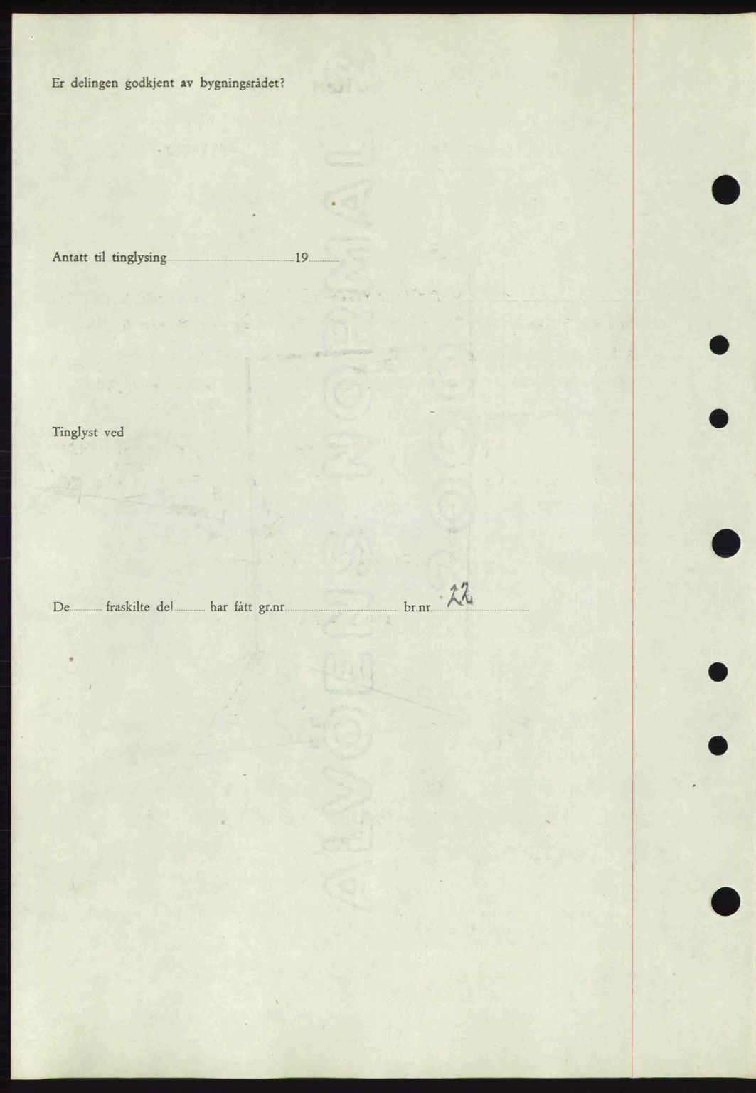 Tønsberg sorenskriveri, AV/SAKO-A-130/G/Ga/Gaa/L0017a: Pantebok nr. A17a, 1945-1945, Dagboknr: 1955/1945