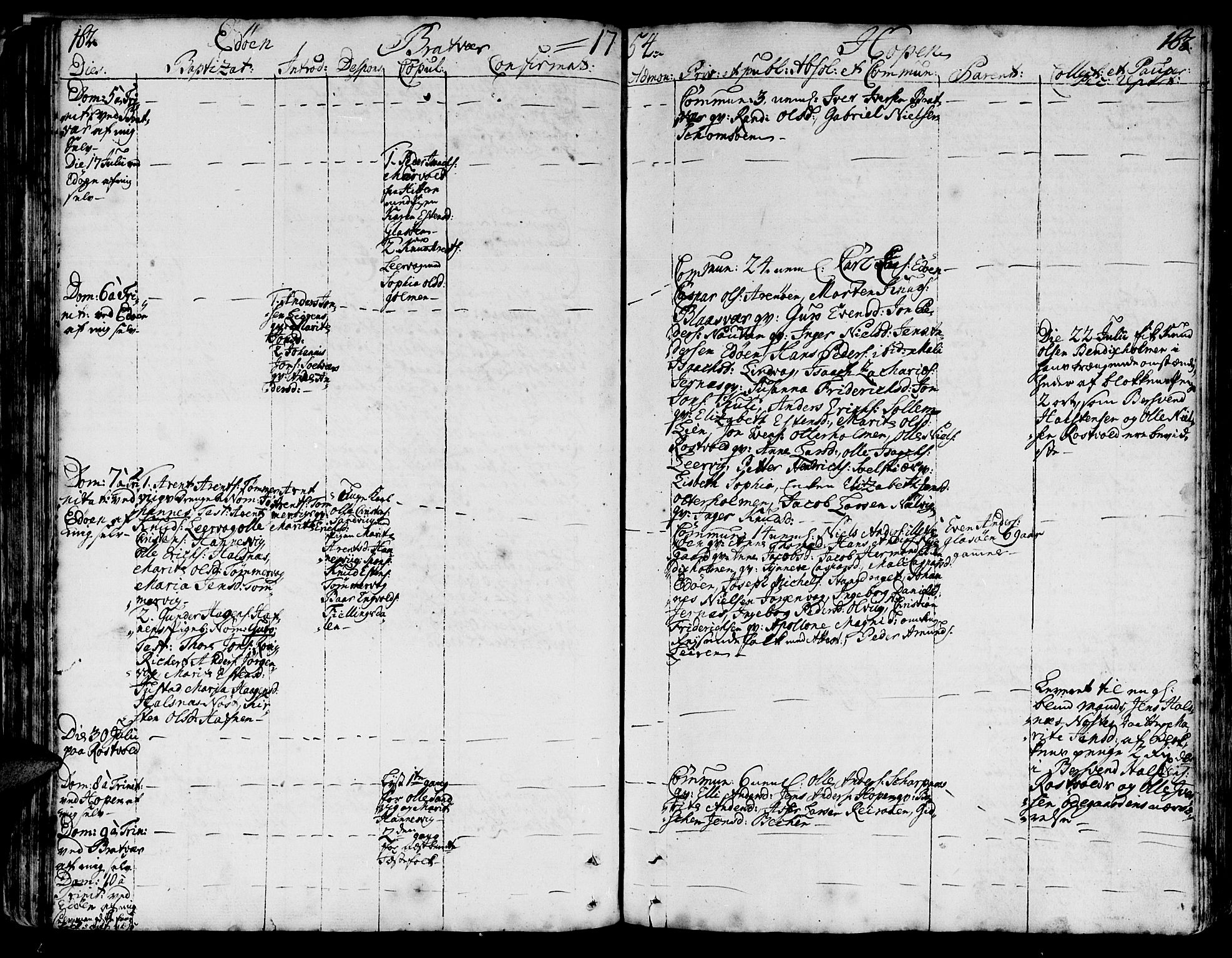 Ministerialprotokoller, klokkerbøker og fødselsregistre - Møre og Romsdal, AV/SAT-A-1454/581/L0931: Ministerialbok nr. 581A01, 1751-1765, s. 162-163