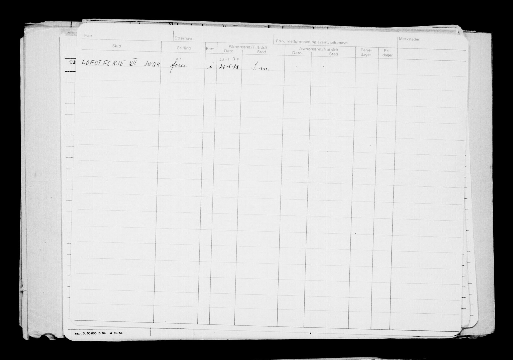 Direktoratet for sjømenn, AV/RA-S-3545/G/Gb/L0204: Hovedkort, 1922, s. 142