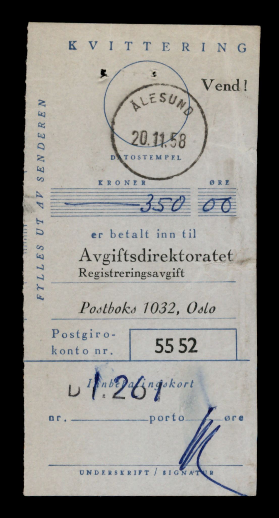 Møre og Romsdal vegkontor - Ålesund trafikkstasjon, SAT/A-4099/F/Fe/L0024: Registreringskort for kjøretøy T 10810 - T 10930, 1927-1998, s. 2643