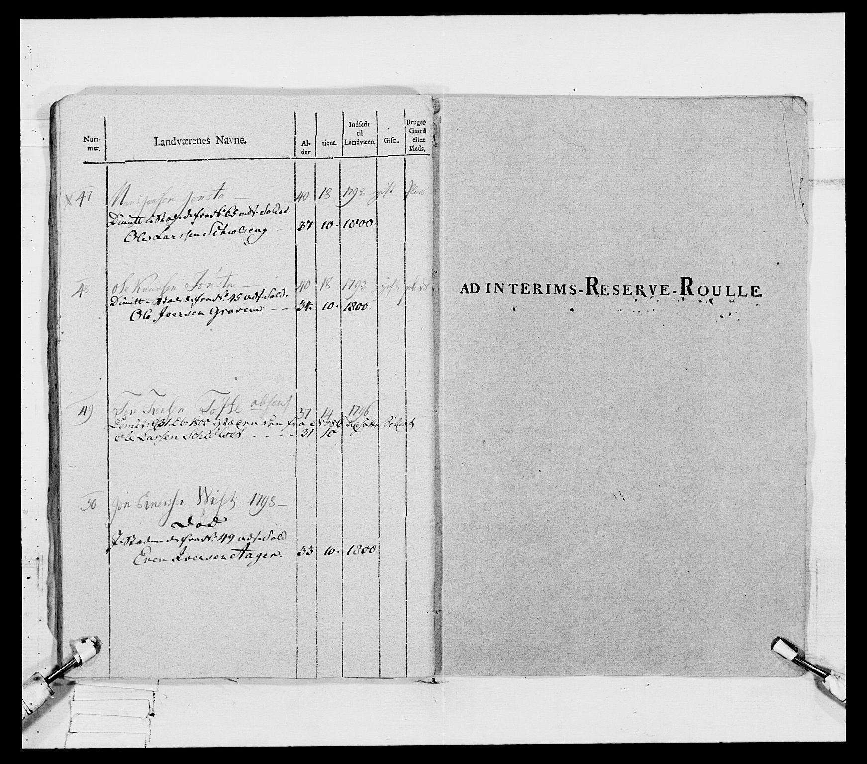 Generalitets- og kommissariatskollegiet, Det kongelige norske kommissariatskollegium, AV/RA-EA-5420/E/Eh/L0080: 2. Trondheimske nasjonale infanteriregiment, 1792-1800, s. 89