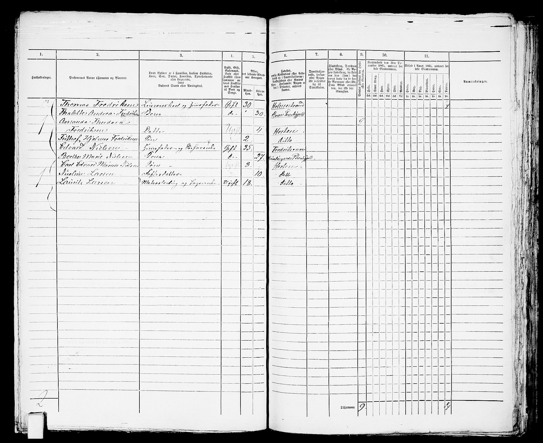 RA, Folketelling 1865 for 0703 Horten ladested, 1865, s. 757