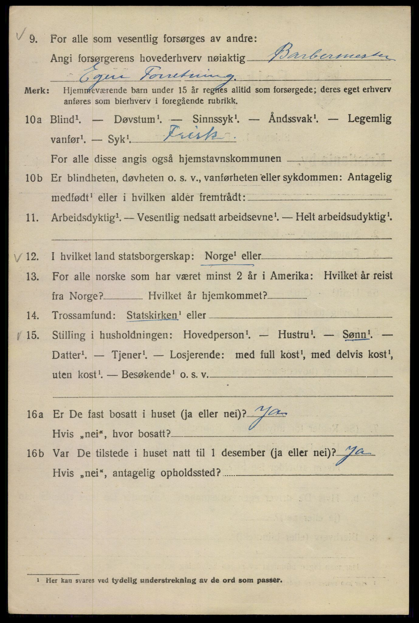 SAO, Folketelling 1920 for 0301 Kristiania kjøpstad, 1920, s. 324348