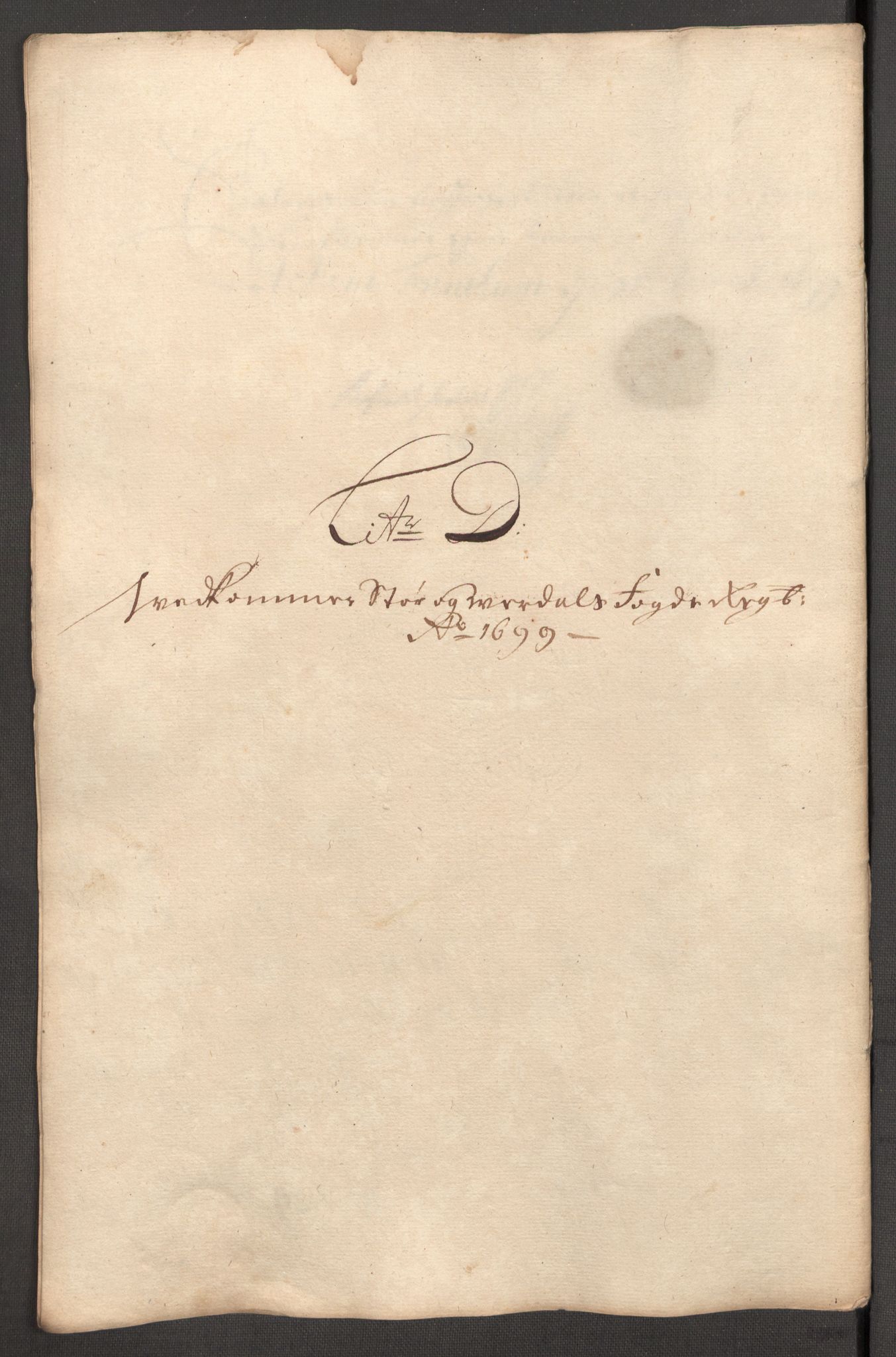Rentekammeret inntil 1814, Reviderte regnskaper, Fogderegnskap, RA/EA-4092/R62/L4191: Fogderegnskap Stjørdal og Verdal, 1699, s. 140