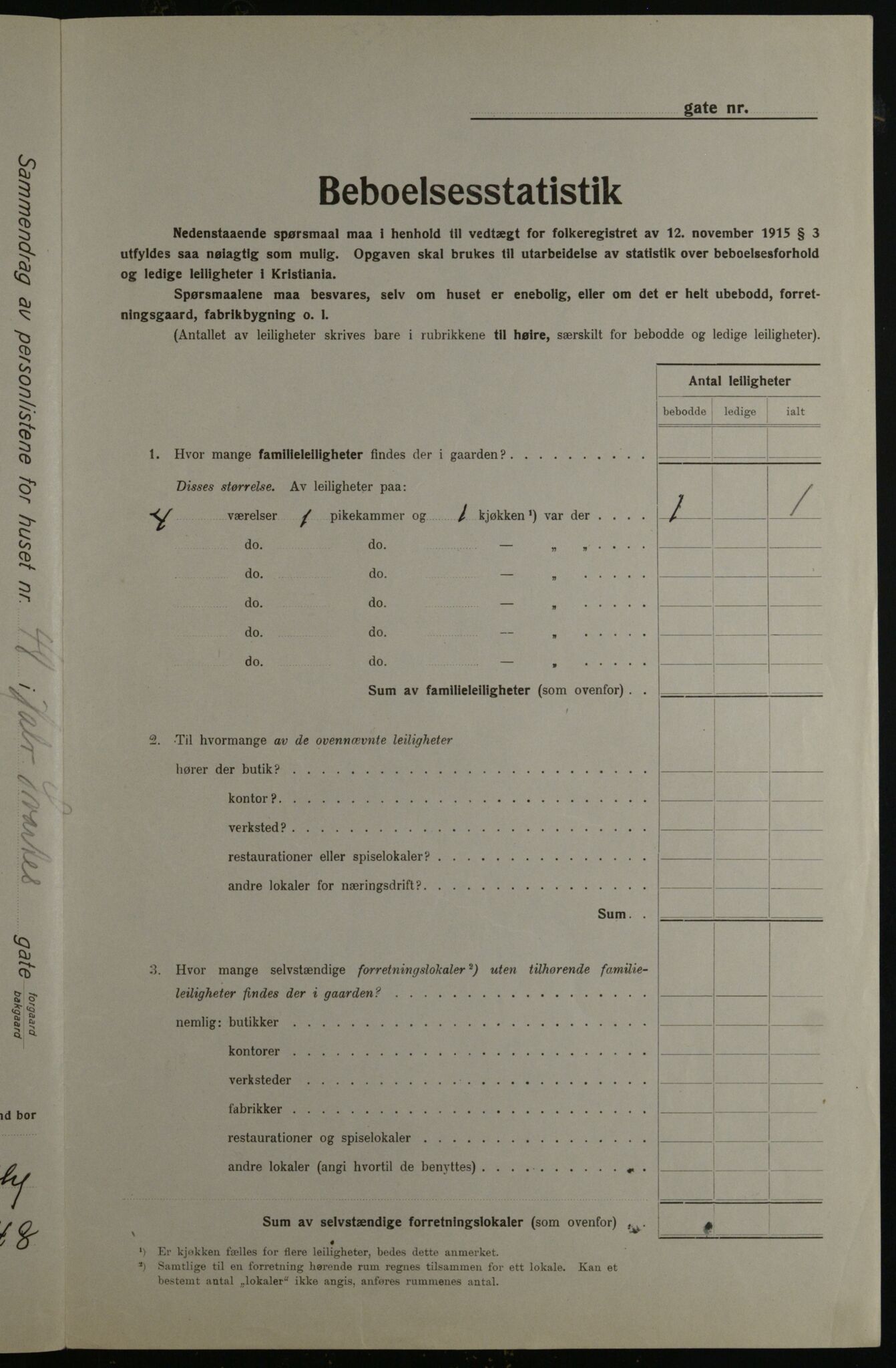 OBA, Kommunal folketelling 1.12.1923 for Kristiania, 1923, s. 38316