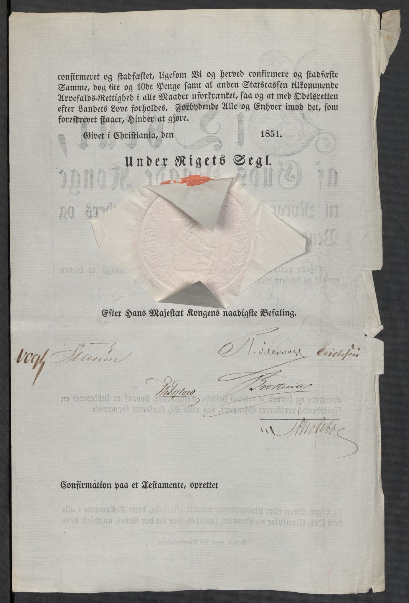 Christie, Wilhelm Frimann Koren, AV/RA-PA-0014/F/L0005: Christies dokumenter fra Stortinget, 1815-1816, s. 335