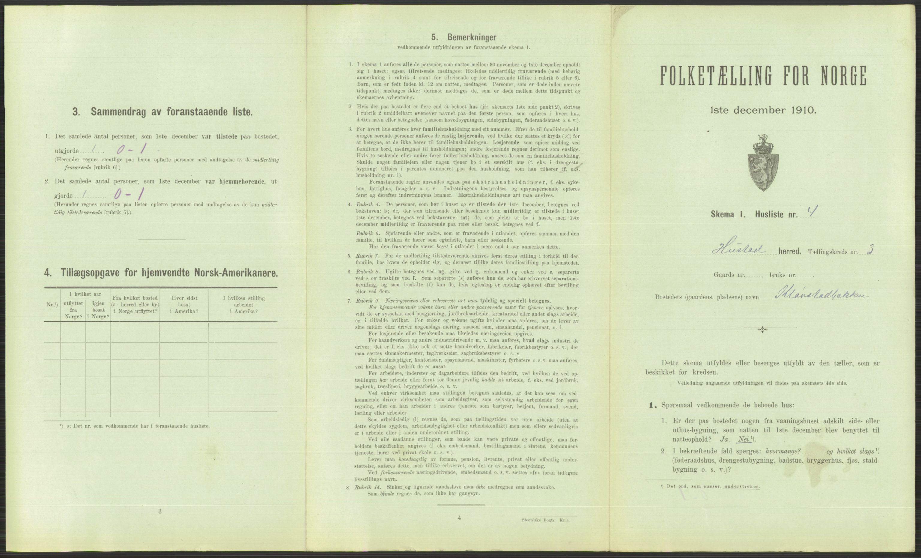 RA, Folketelling 1910 for 1728 Hustad (Sandvollan) herred, 1910, s. 229