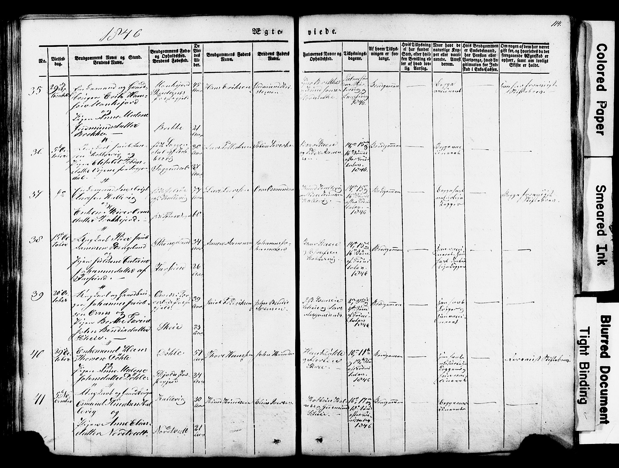 Avaldsnes sokneprestkontor, SAST/A -101851/H/Ha/Haa/L0007: Ministerialbok nr. A 7, 1841-1853, s. 114