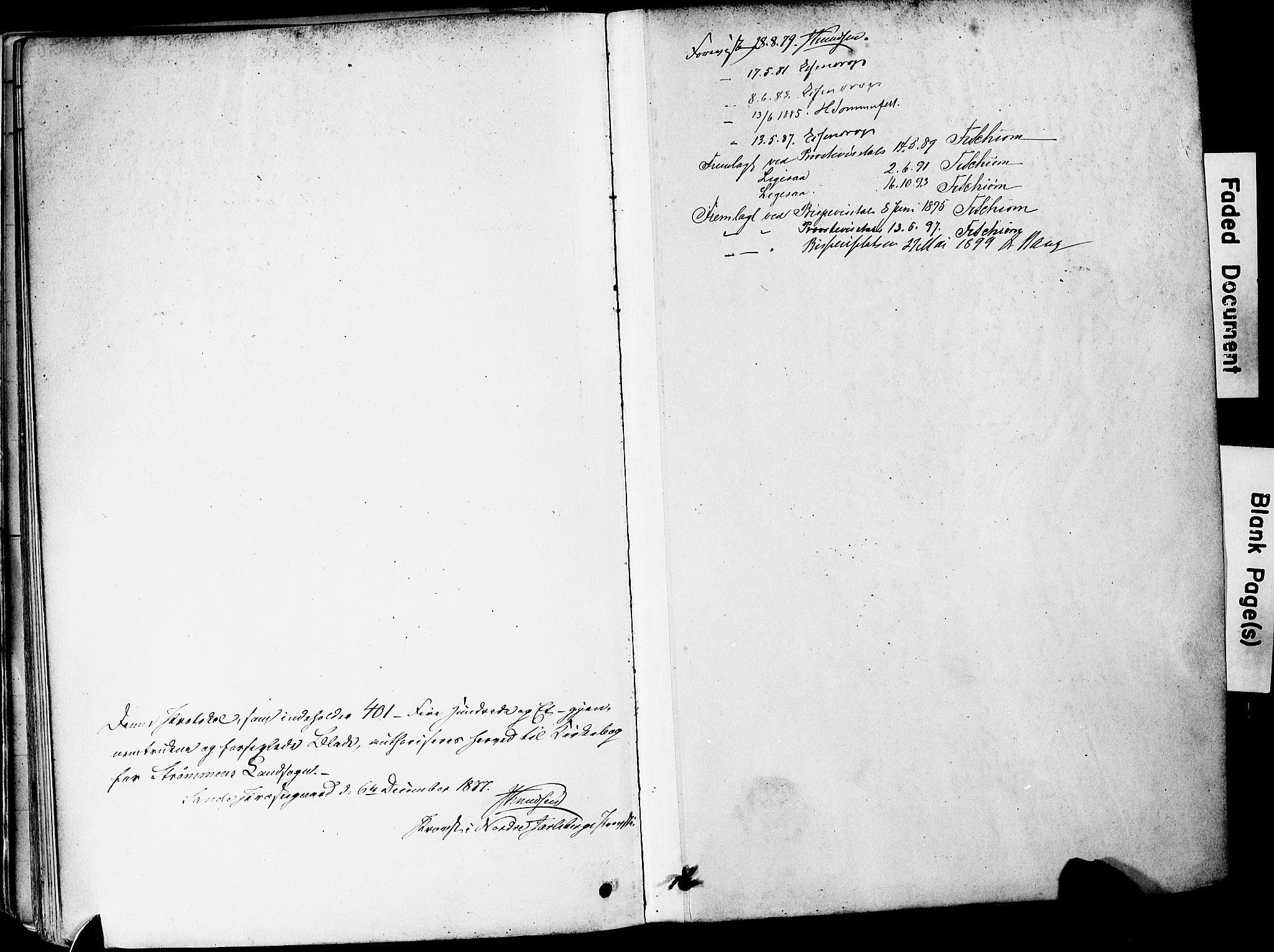 Strømm kirkebøker, AV/SAKO-A-322/F/Fa/L0004: Ministerialbok nr. I 4, 1878-1899