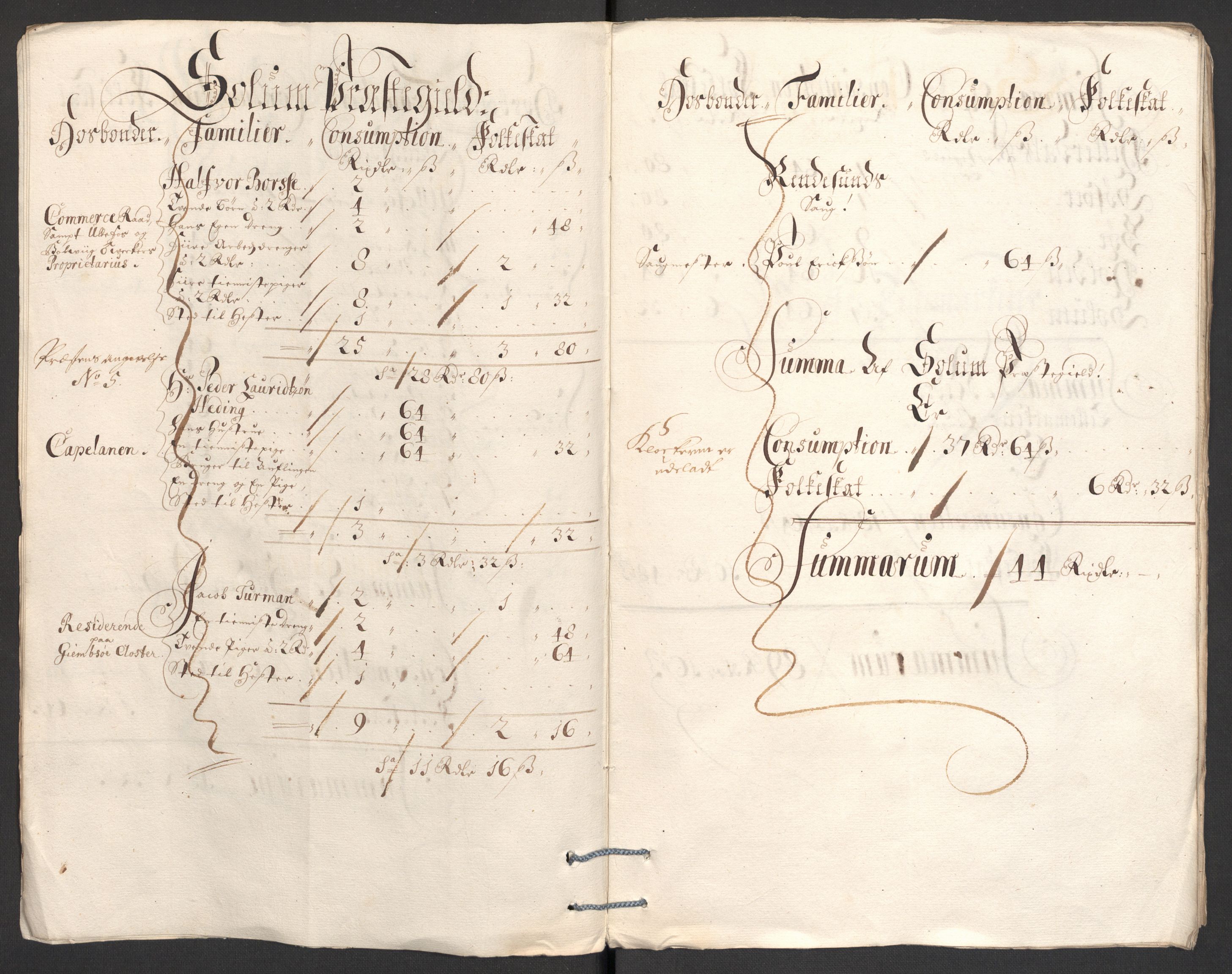 Rentekammeret inntil 1814, Reviderte regnskaper, Fogderegnskap, AV/RA-EA-4092/R36/L2101: Fogderegnskap Øvre og Nedre Telemark og Bamble, 1699, s. 48