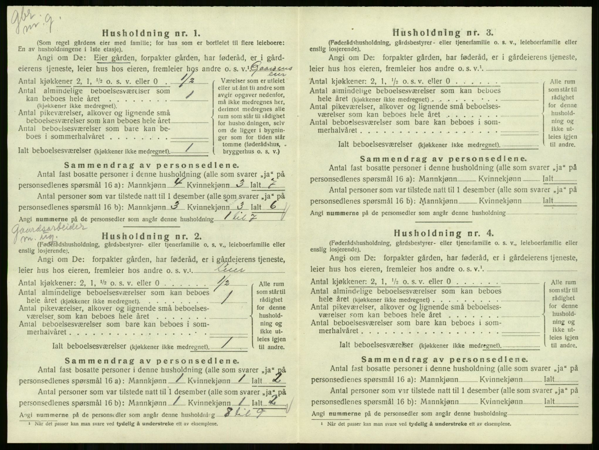 SAKO, Folketelling 1920 for 0719 Andebu herred, 1920, s. 230