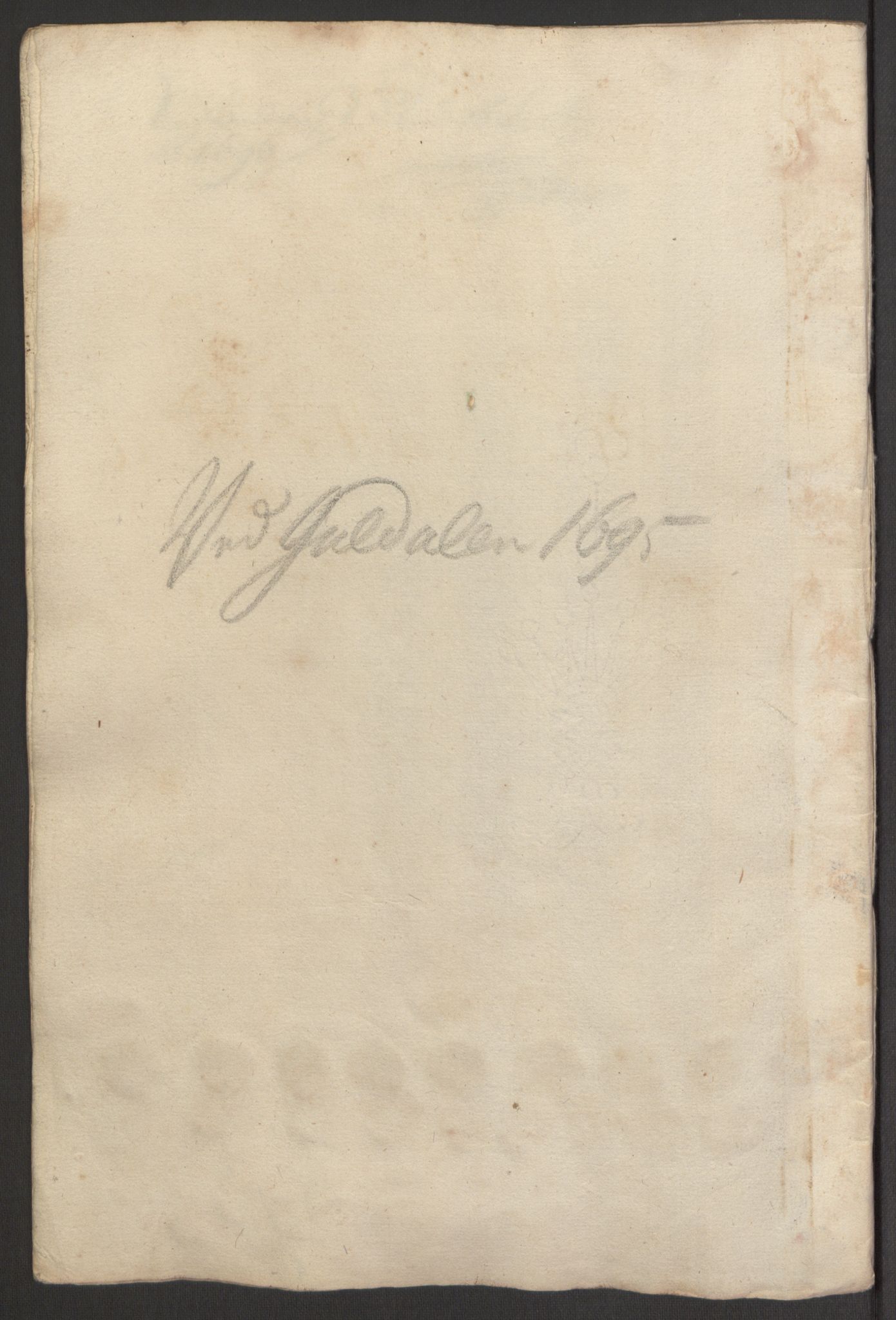 Rentekammeret inntil 1814, Reviderte regnskaper, Fogderegnskap, AV/RA-EA-4092/R60/L3945: Fogderegnskap Orkdal og Gauldal, 1695, s. 391