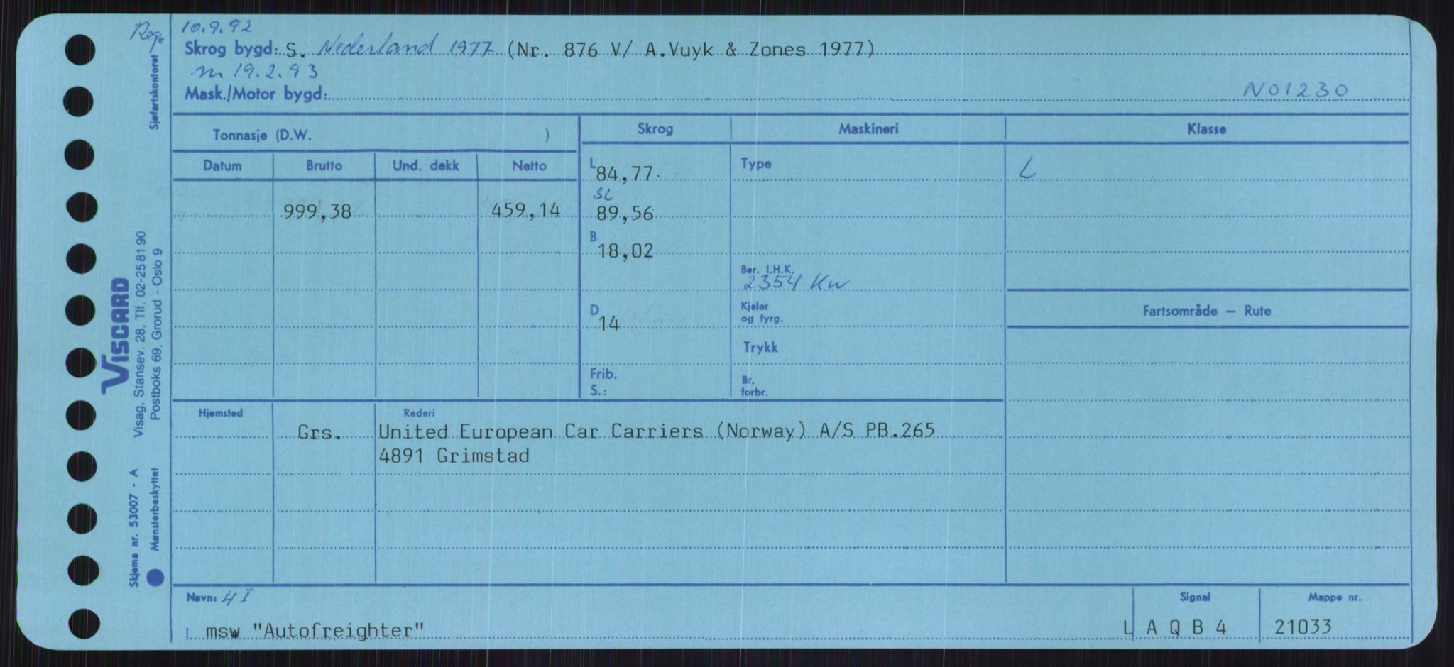 Sjøfartsdirektoratet med forløpere, Skipsmålingen, AV/RA-S-1627/H/Ha/L0001/0001: Fartøy, A-Eig / Fartøy A-Bjøn, s. 555