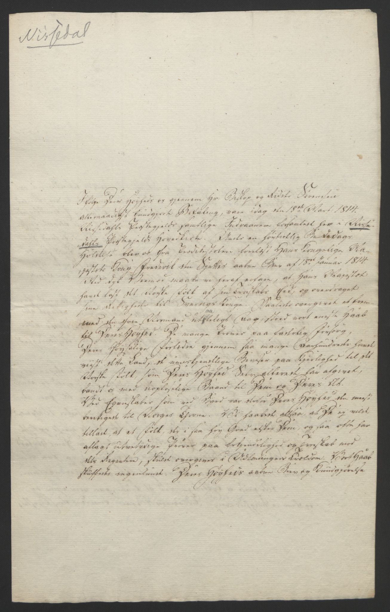 Statsrådssekretariatet, AV/RA-S-1001/D/Db/L0008: Fullmakter for Eidsvollsrepresentantene i 1814. , 1814, s. 62