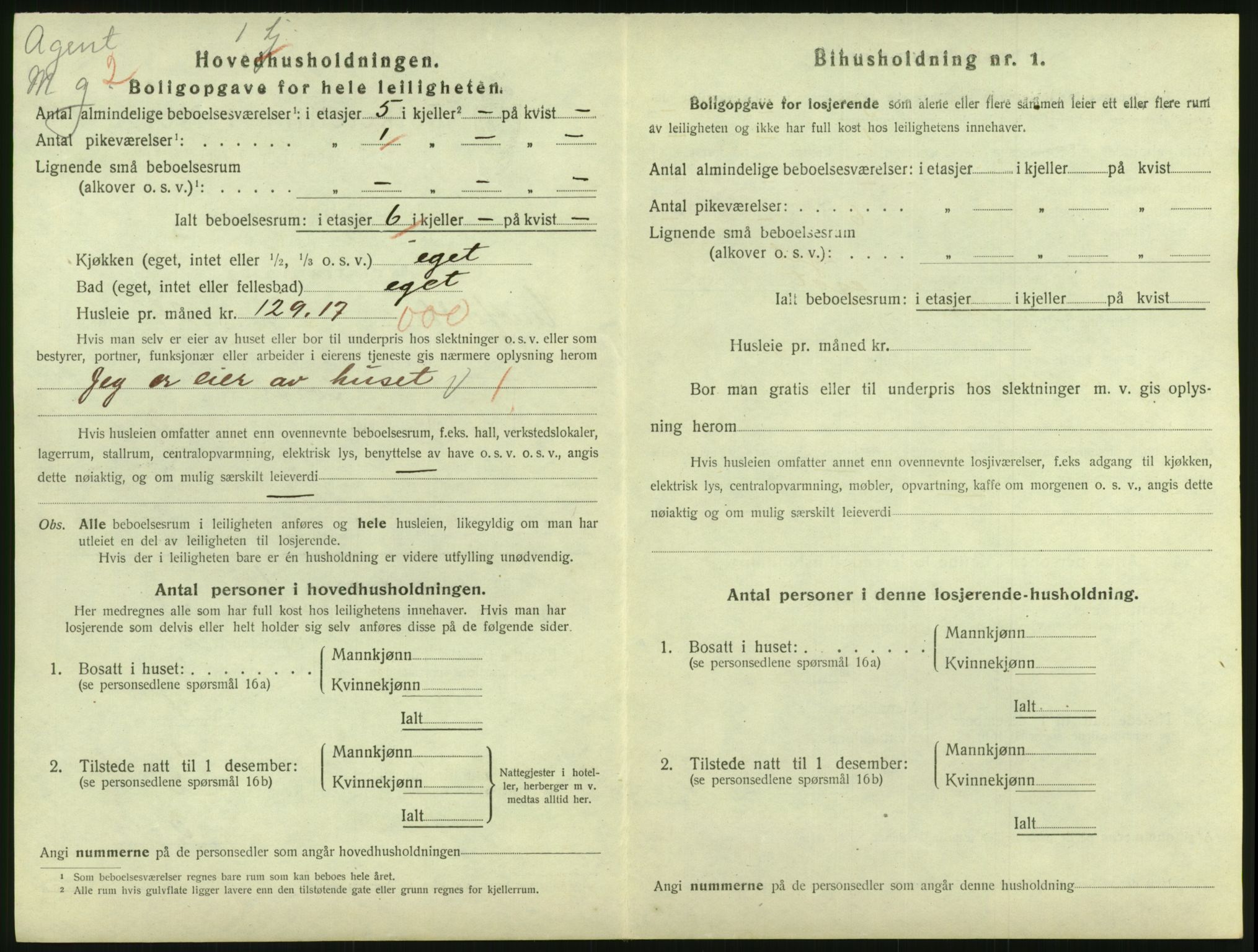 SAO, Folketelling 1920 for 0301 Kristiania kjøpstad, 1920, s. 42737