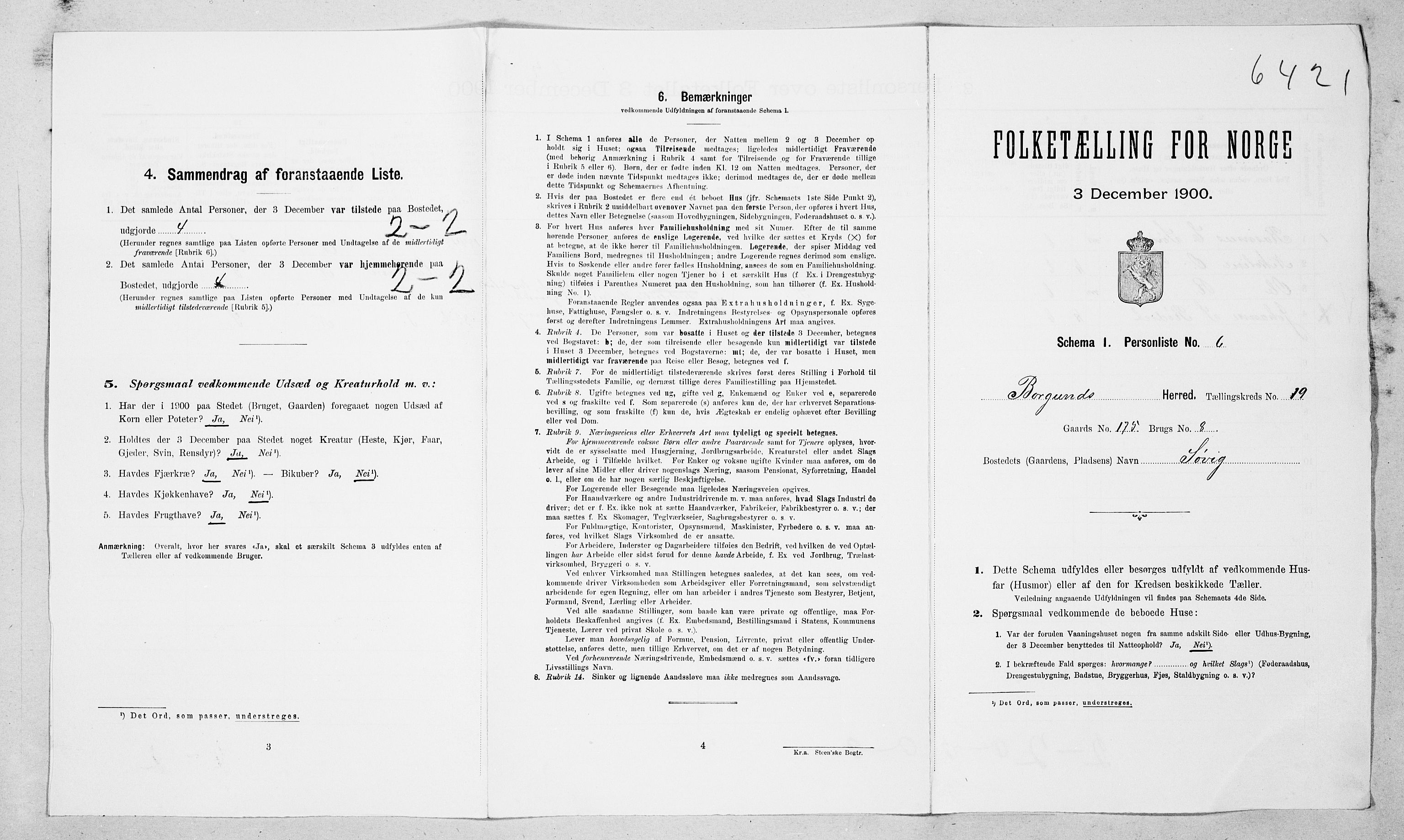 SAT, Folketelling 1900 for 1531 Borgund herred, 1900, s. 1893