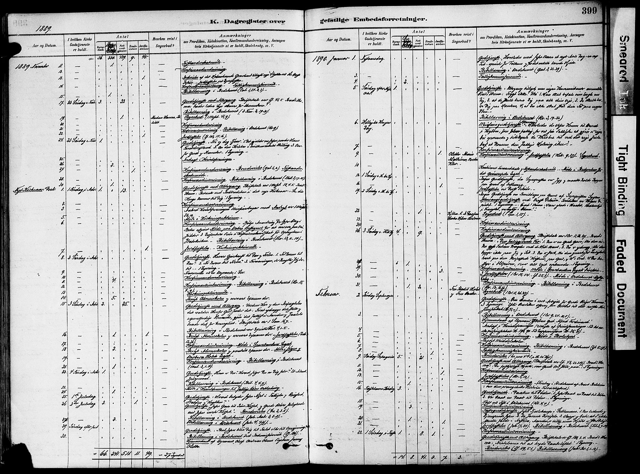 Holmestrand kirkebøker, SAKO/A-346/F/Fa/L0004: Ministerialbok nr. 4, 1880-1901, s. 399