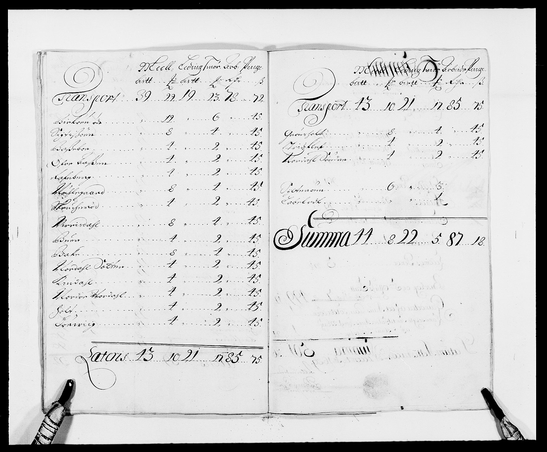 Rentekammeret inntil 1814, Reviderte regnskaper, Fogderegnskap, AV/RA-EA-4092/R34/L2050: Fogderegnskap Bamble, 1688-1691, s. 237