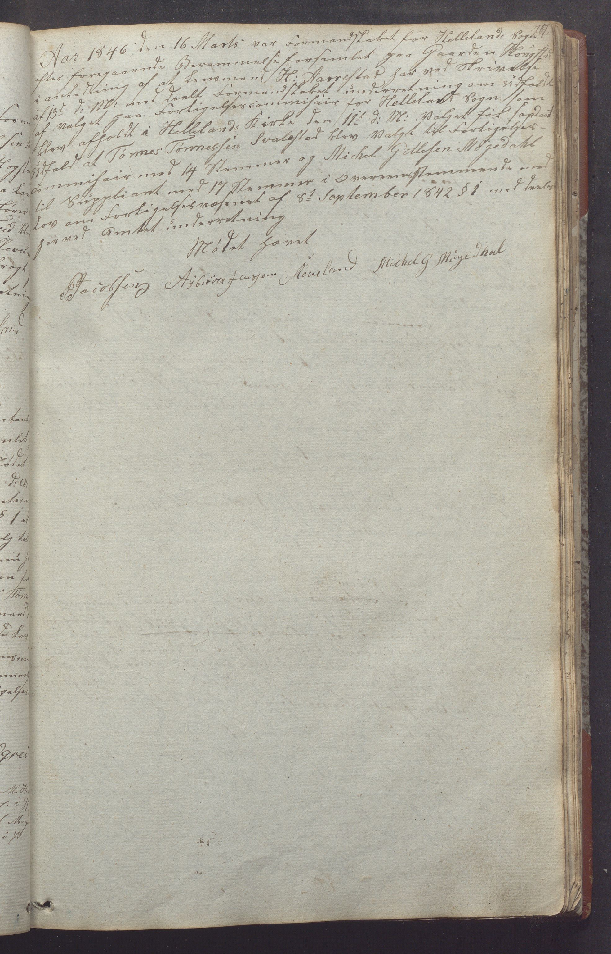 Helleland kommune - Formannskapet, IKAR/K-100479/A/L0001: Møtebok, 1837-1866, s. 77a