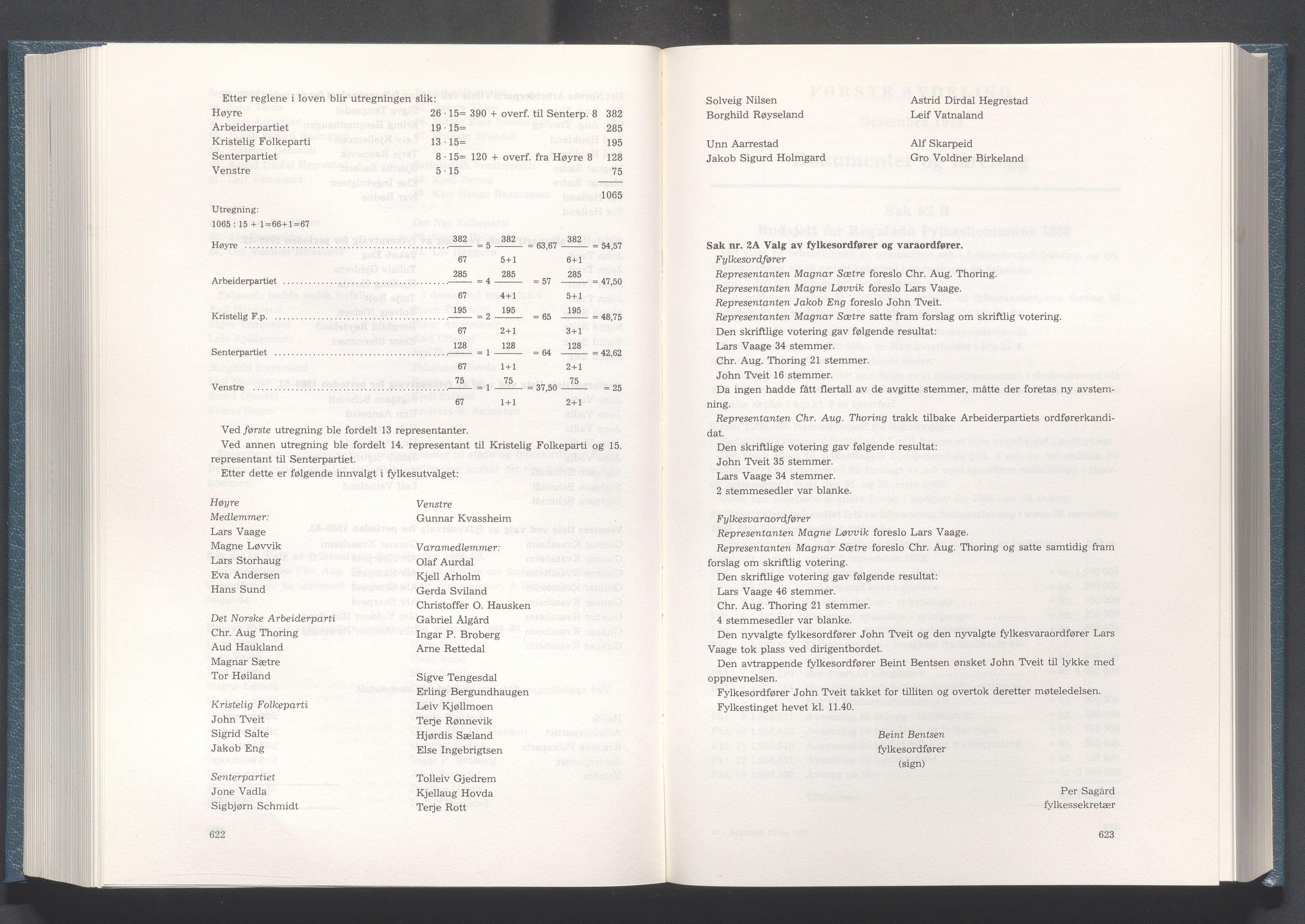 Rogaland fylkeskommune - Fylkesrådmannen , IKAR/A-900/A/Aa/Aaa/L0099: Møtebok , 1979, s. 622-623