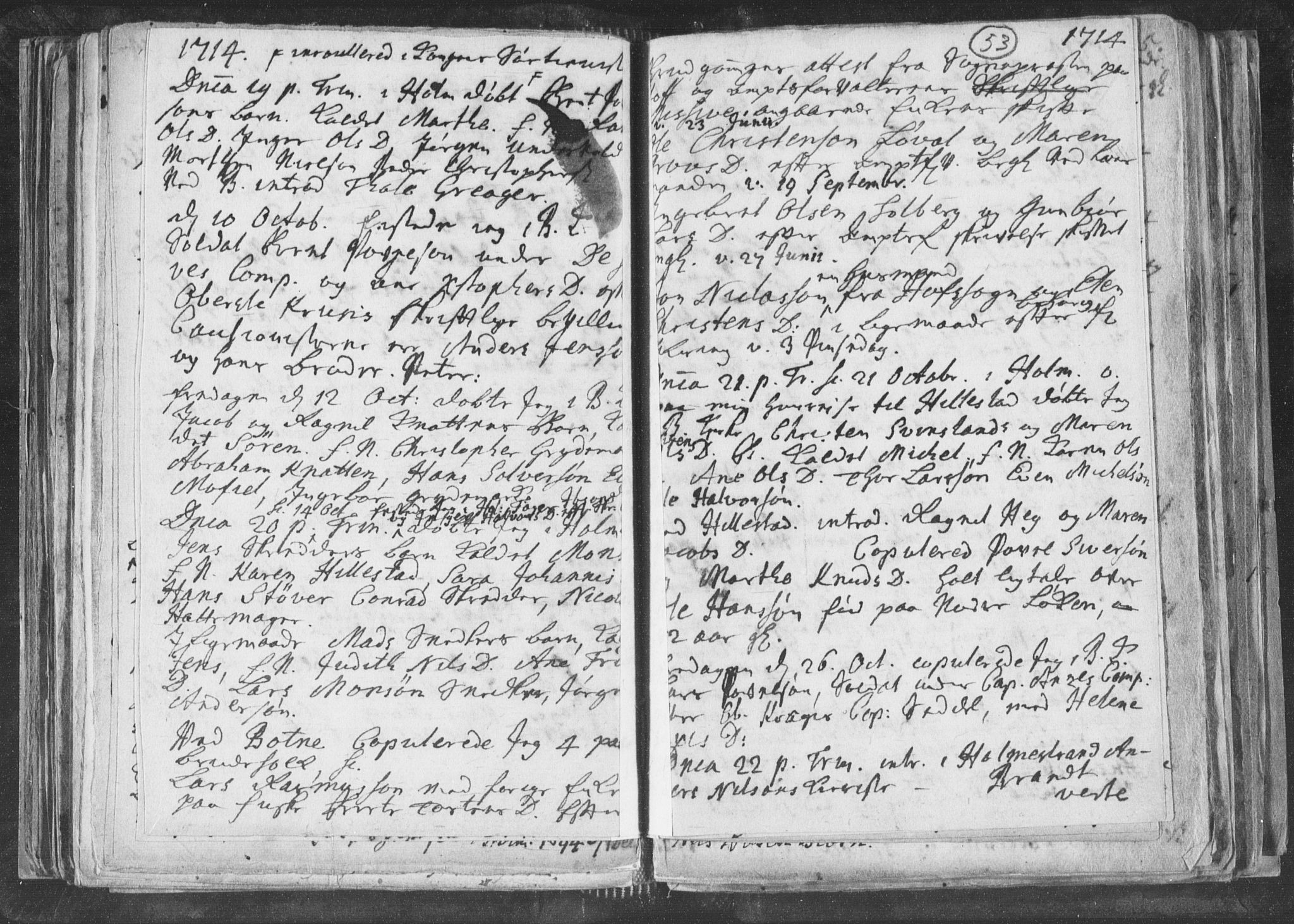 Botne kirkebøker, AV/SAKO-A-340/F/Fa/L0001b: Ministerialbok nr. I 1B, 1707-1722, s. 53