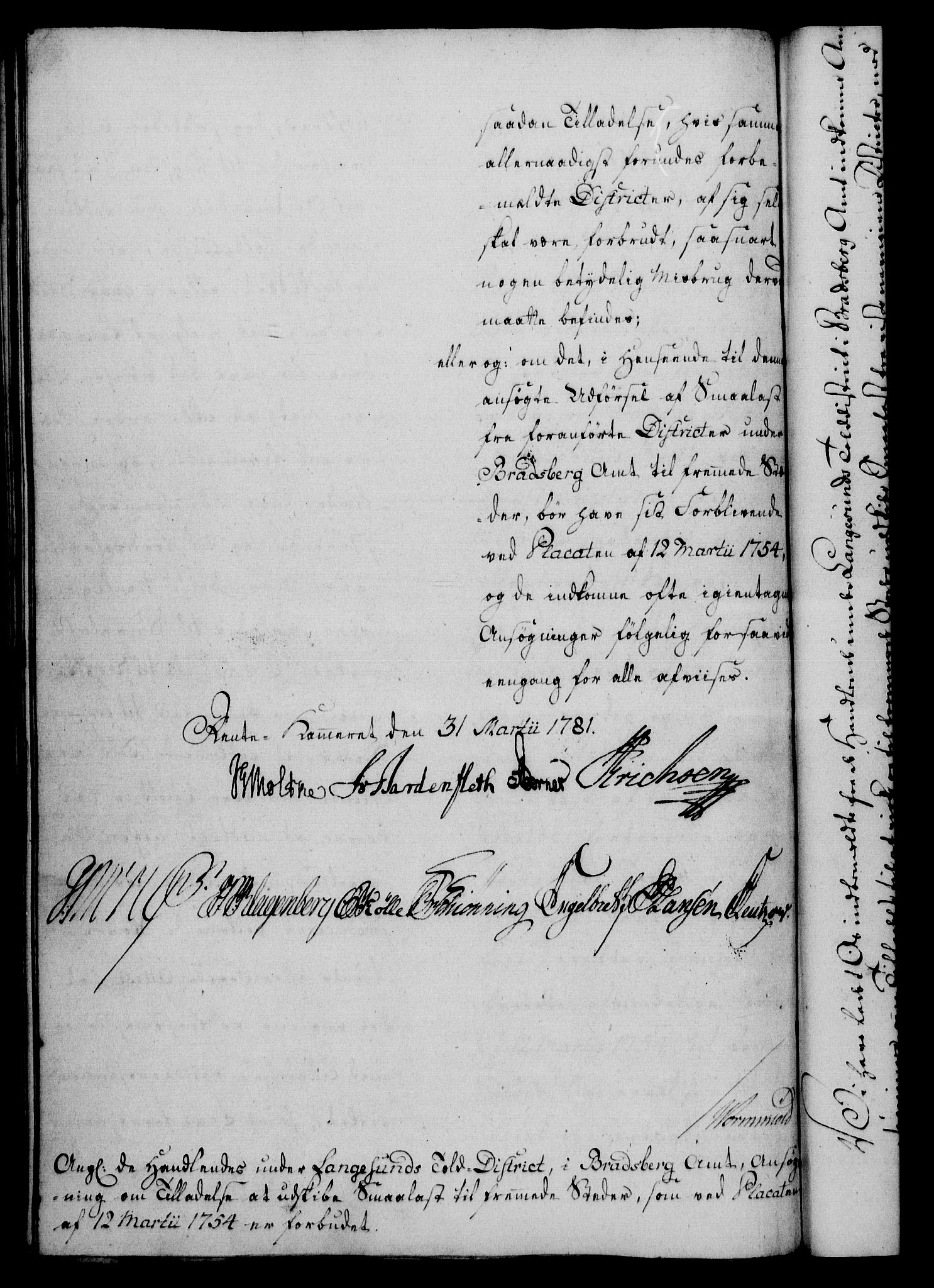 Rentekammeret, Kammerkanselliet, RA/EA-3111/G/Gf/Gfa/L0063: Norsk relasjons- og resolusjonsprotokoll (merket RK 52.63), 1781, s. 253