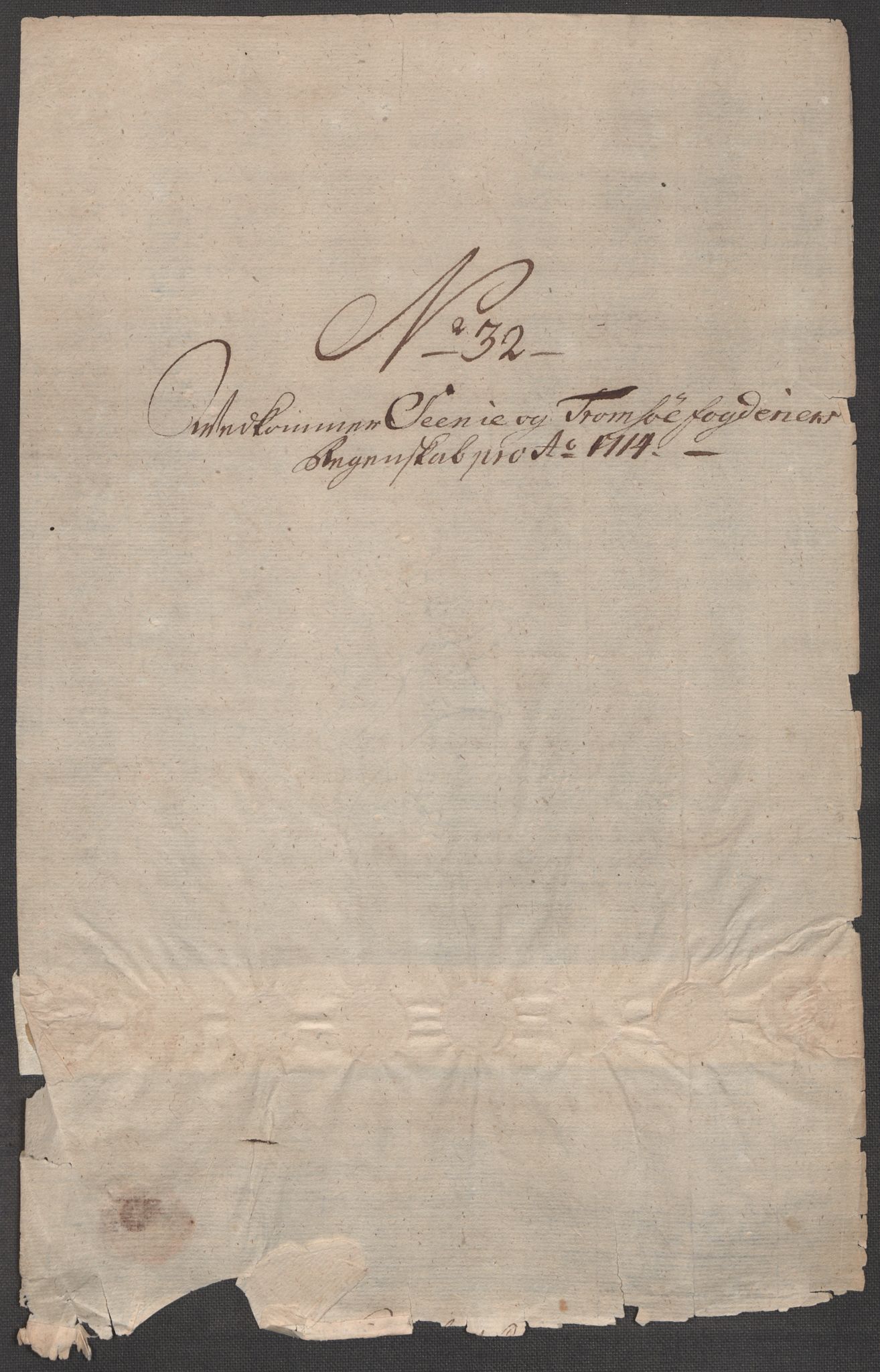 Rentekammeret inntil 1814, Reviderte regnskaper, Fogderegnskap, AV/RA-EA-4092/R68/L4760: Fogderegnskap Senja og Troms, 1714, s. 221