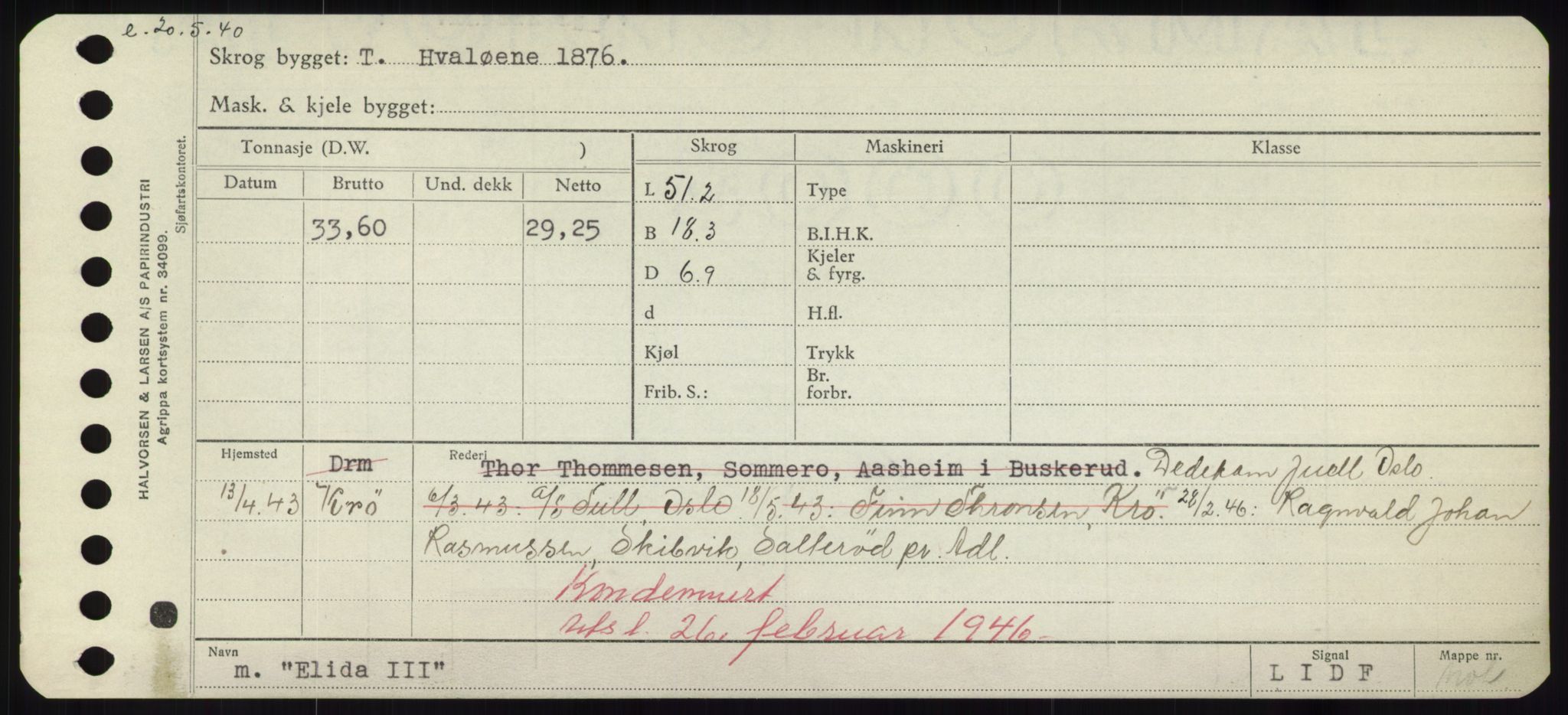 Sjøfartsdirektoratet med forløpere, Skipsmålingen, RA/S-1627/H/Hd/L0009: Fartøy, E, s. 277