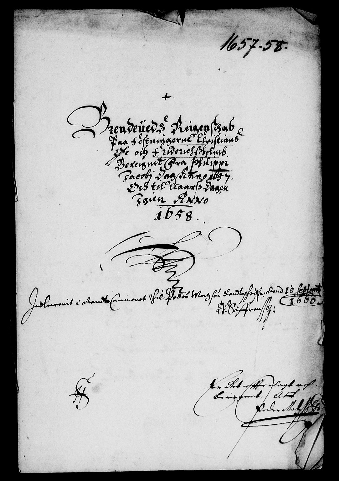 Rentekammeret inntil 1814, Reviderte regnskaper, Lensregnskaper, AV/RA-EA-5023/R/Rb/Rbq/L0046: Nedenes len. Mandals len. Råbyggelag., 1657-1659