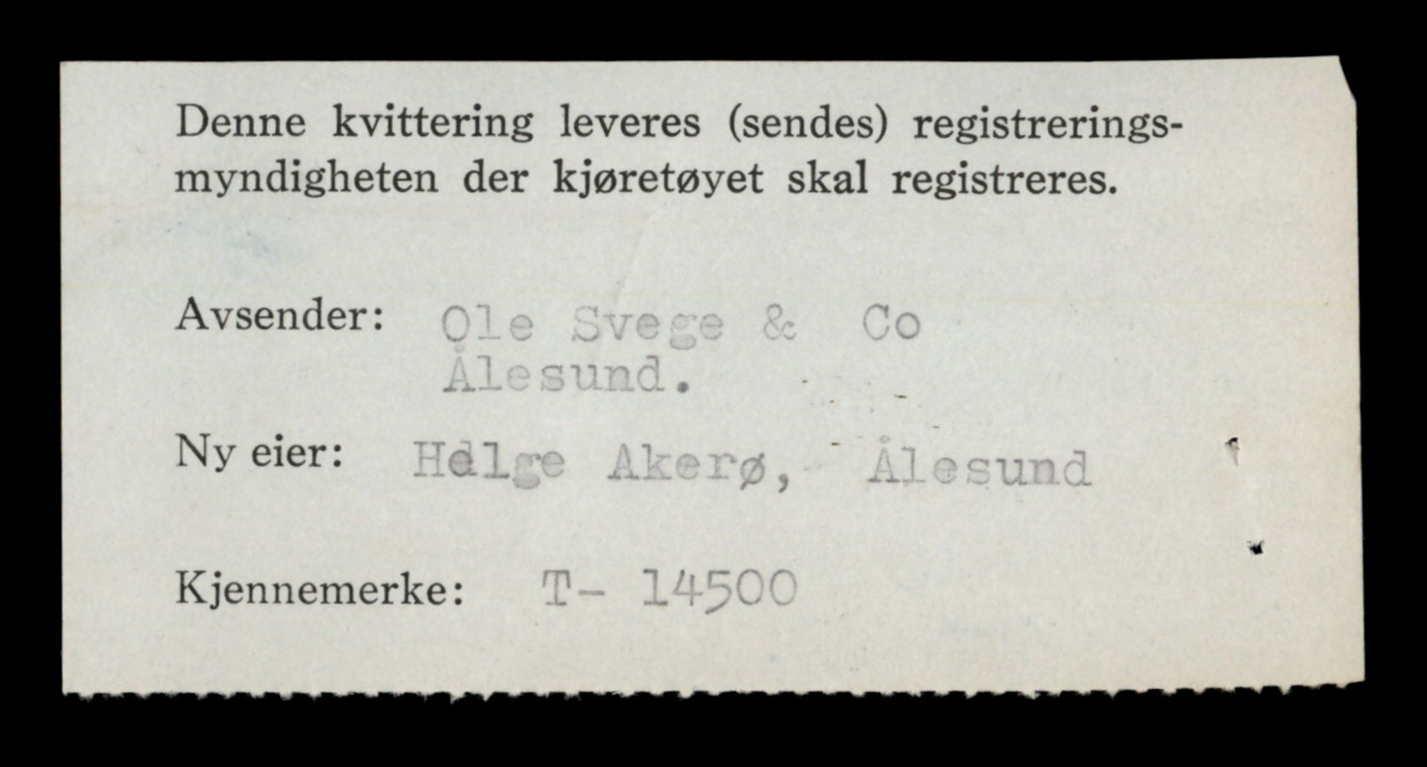 Møre og Romsdal vegkontor - Ålesund trafikkstasjon, AV/SAT-A-4099/F/Fe/L0046: Registreringskort for kjøretøy T 14445 - T 14579, 1927-1998