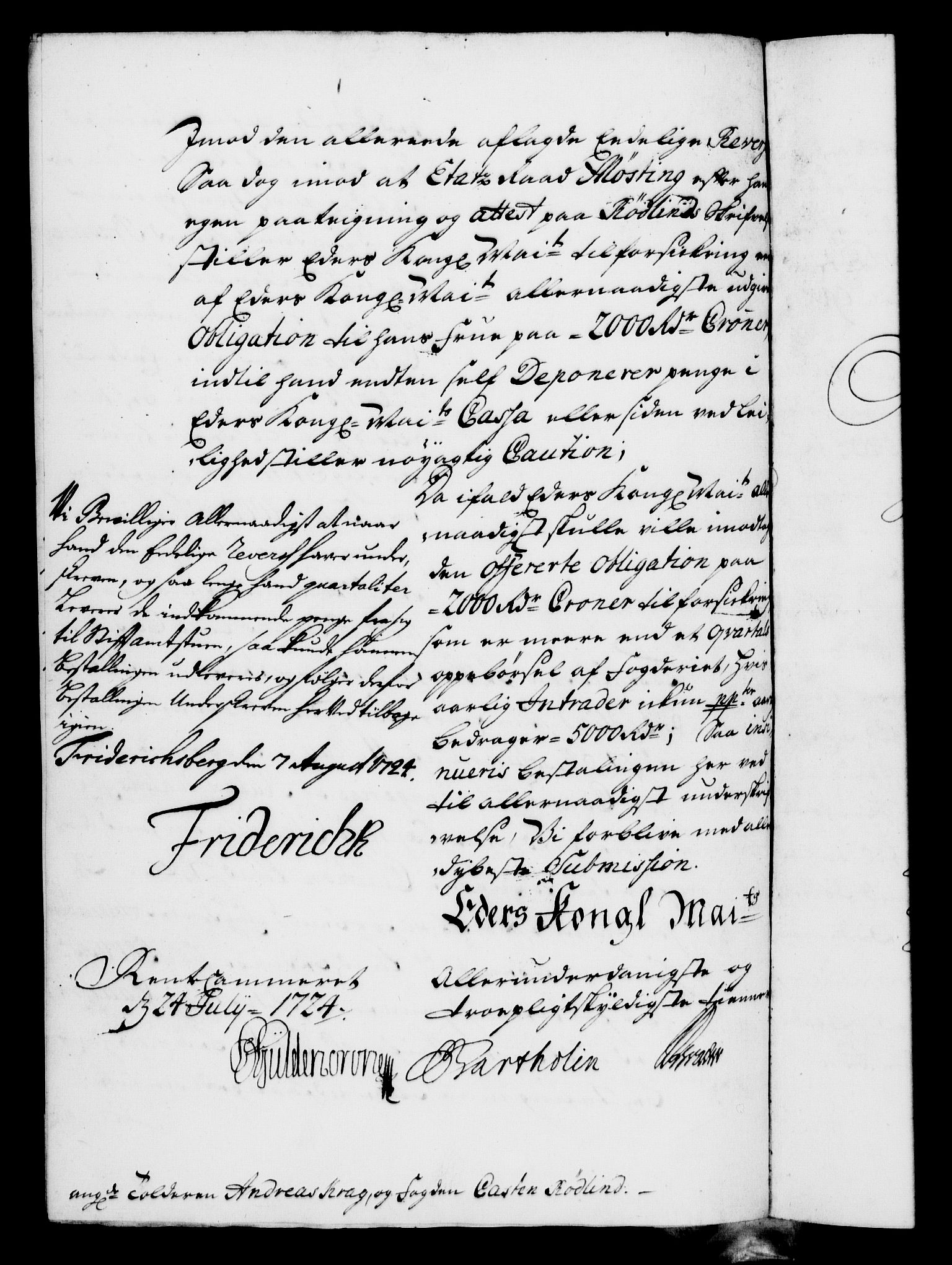 Rentekammeret, Kammerkanselliet, RA/EA-3111/G/Gf/Gfa/L0007: Norsk relasjons- og resolusjonsprotokoll (merket RK 52.7), 1724, s. 604