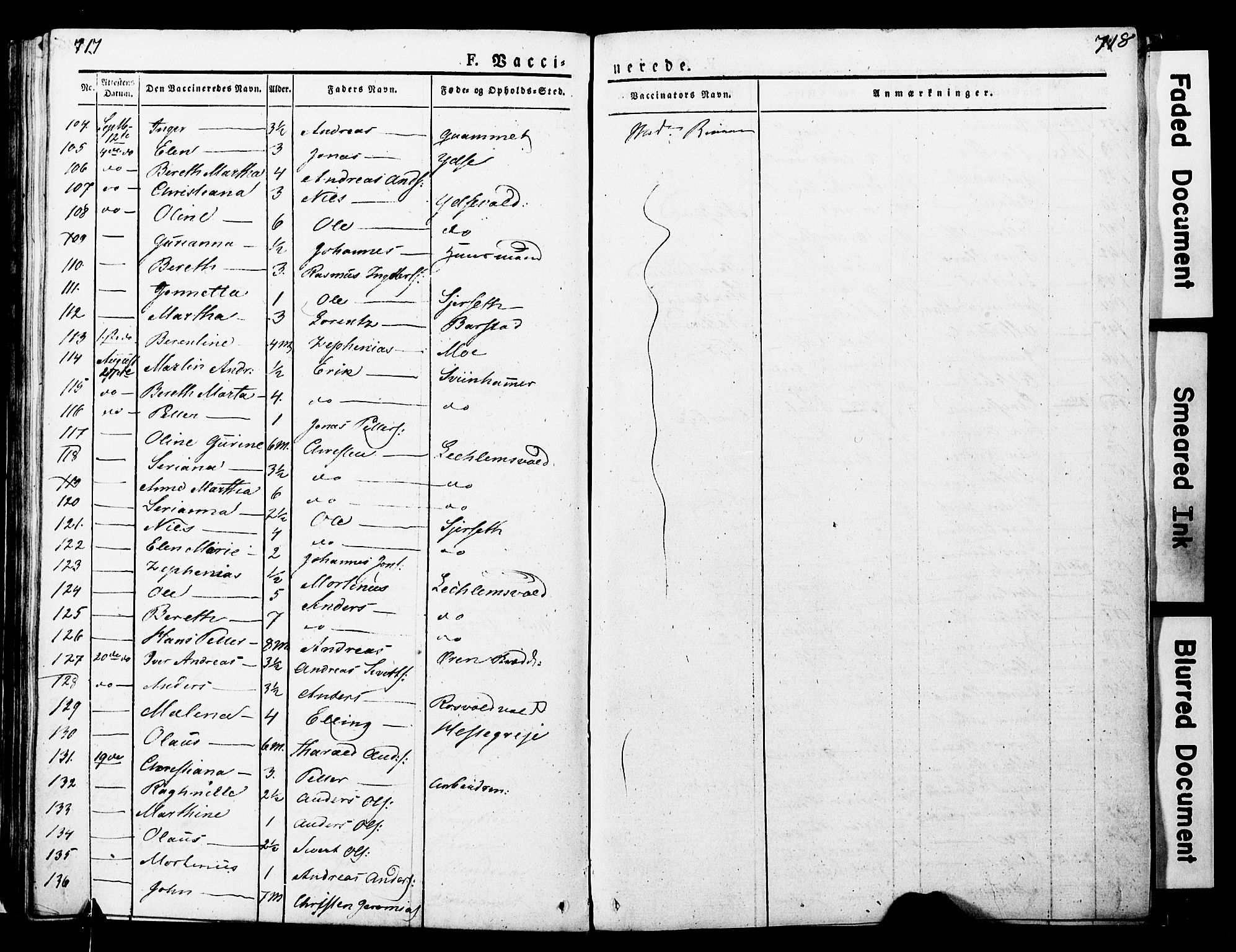 Ministerialprotokoller, klokkerbøker og fødselsregistre - Nord-Trøndelag, AV/SAT-A-1458/723/L0243: Ministerialbok nr. 723A12, 1822-1851, s. 717-718